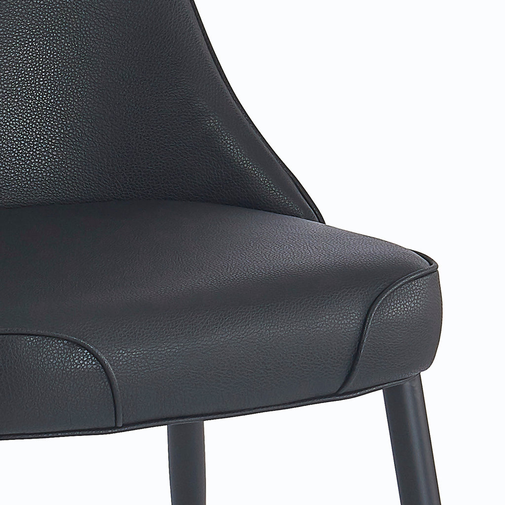 Koda Dining Chair, Faux Leather, Set Of 2