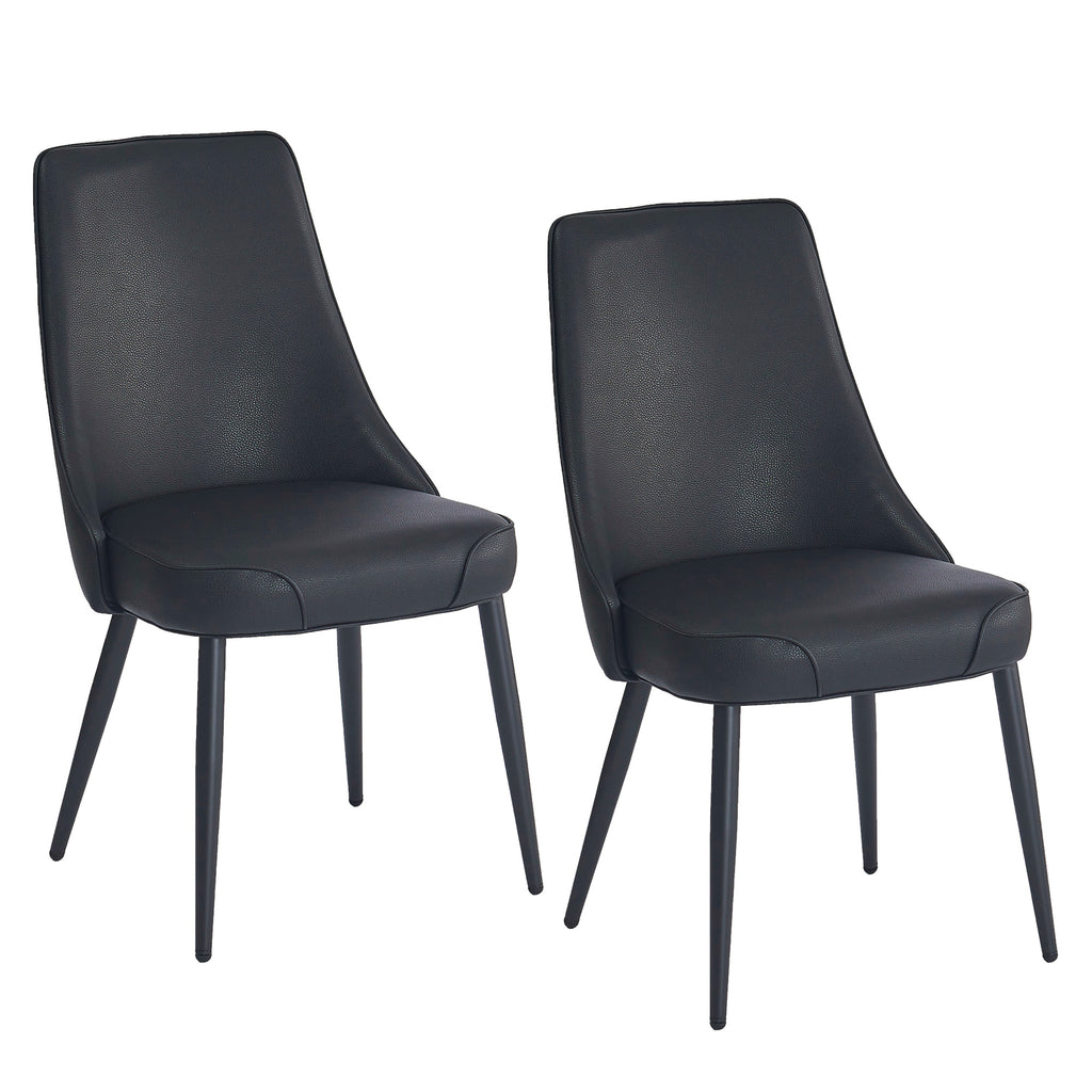 Koda Dining Chair, Faux Leather, Set Of 2