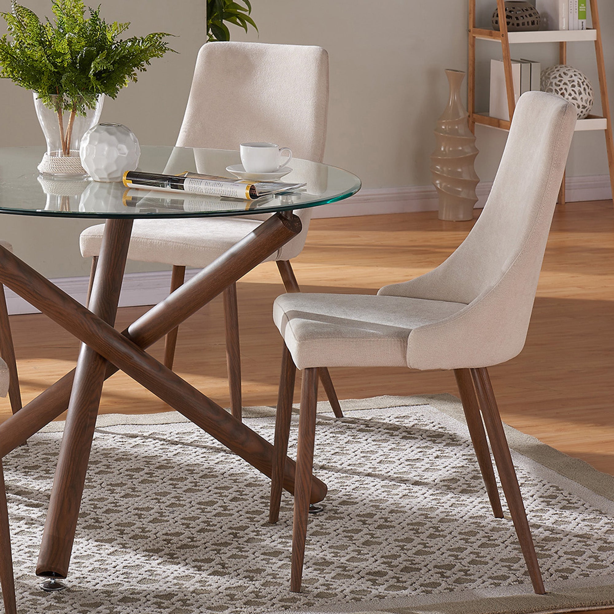 Cora Dining Chair, Fabric, Set Of 2