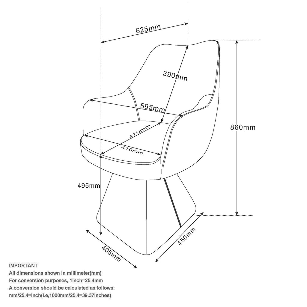 Caprese Swivel Dining/Accent Chair