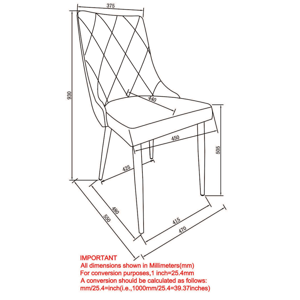 Antoine Dining Chair, Set Of 2