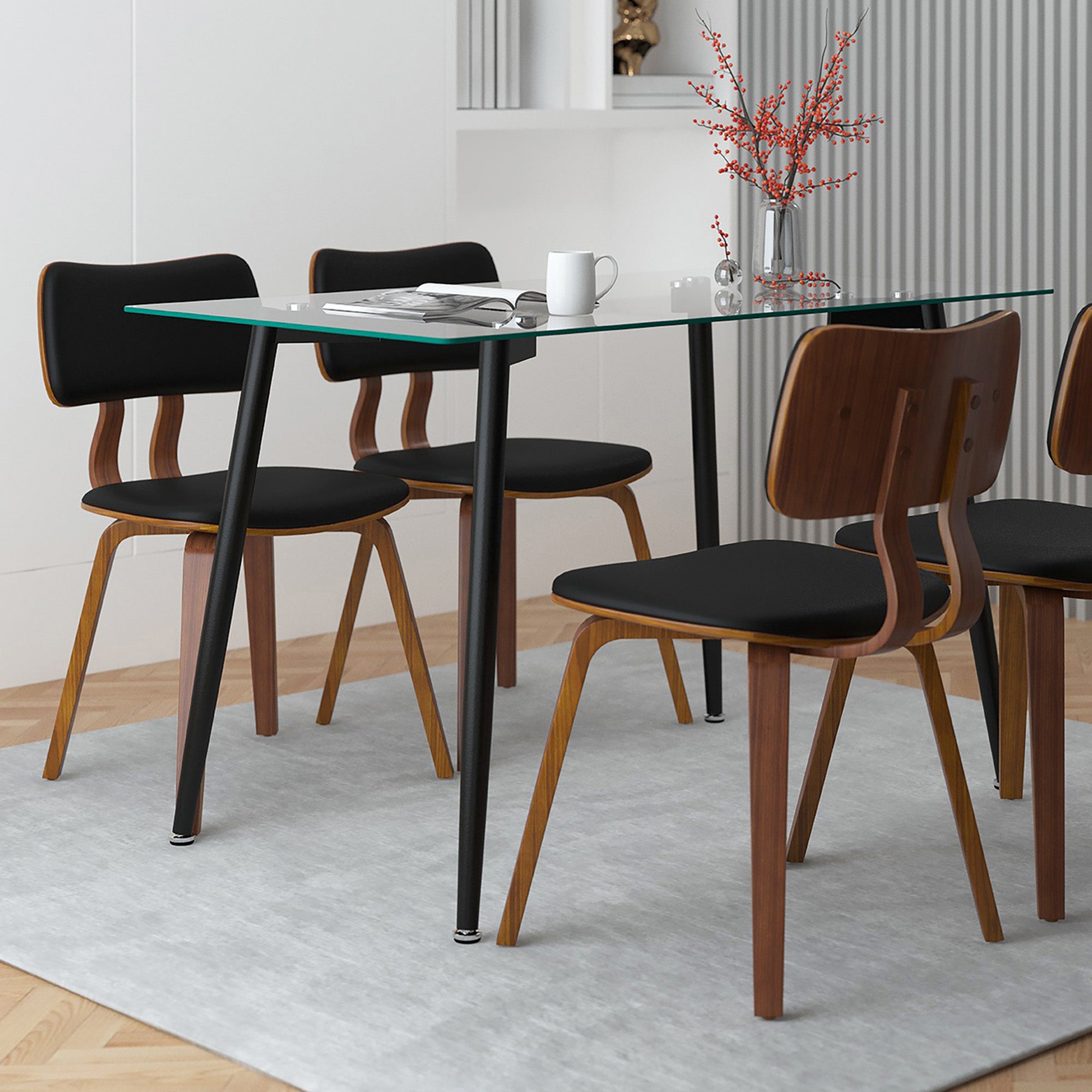 Zuni Dining Chair, Faux Leather