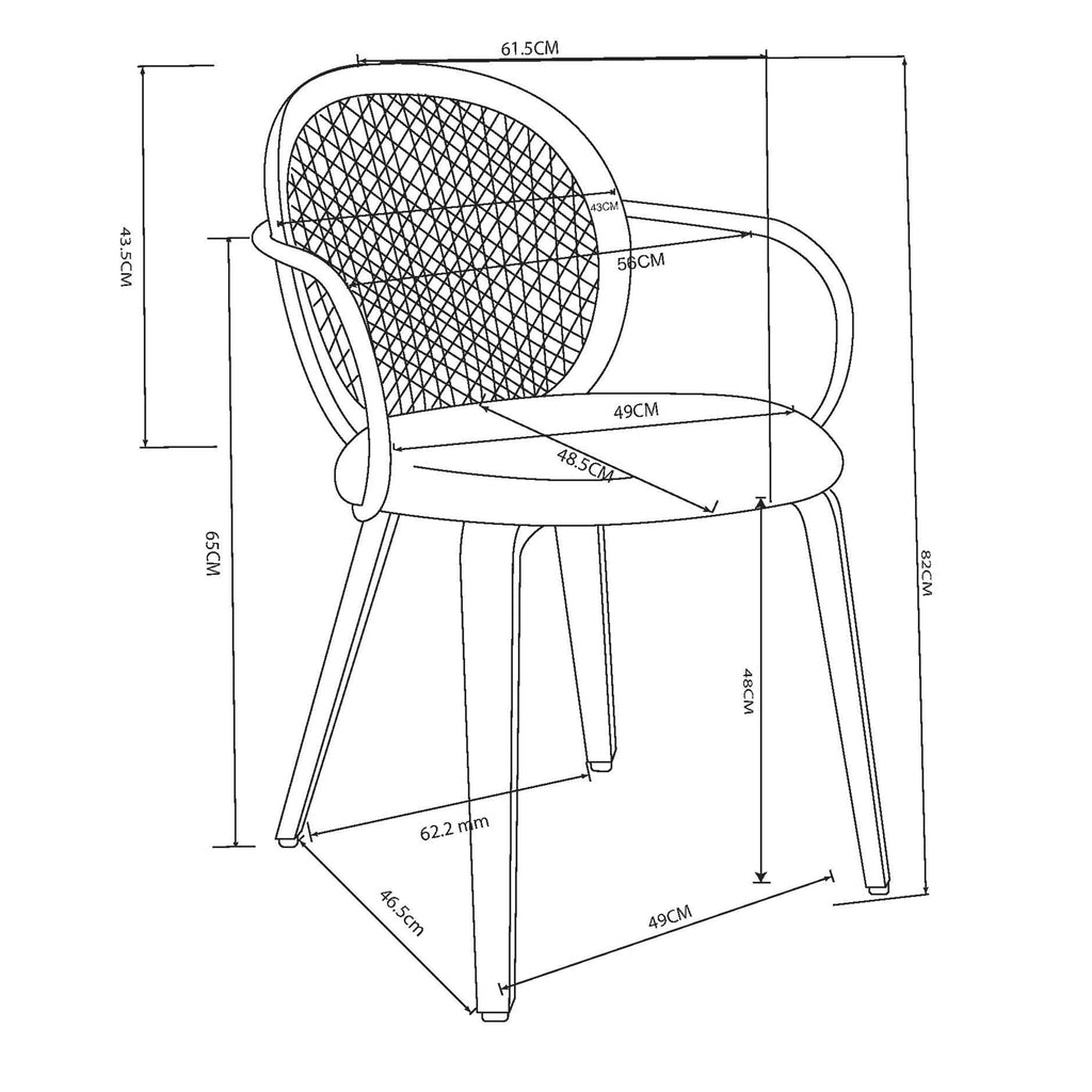 Orias Dining Chair, Set Of 2