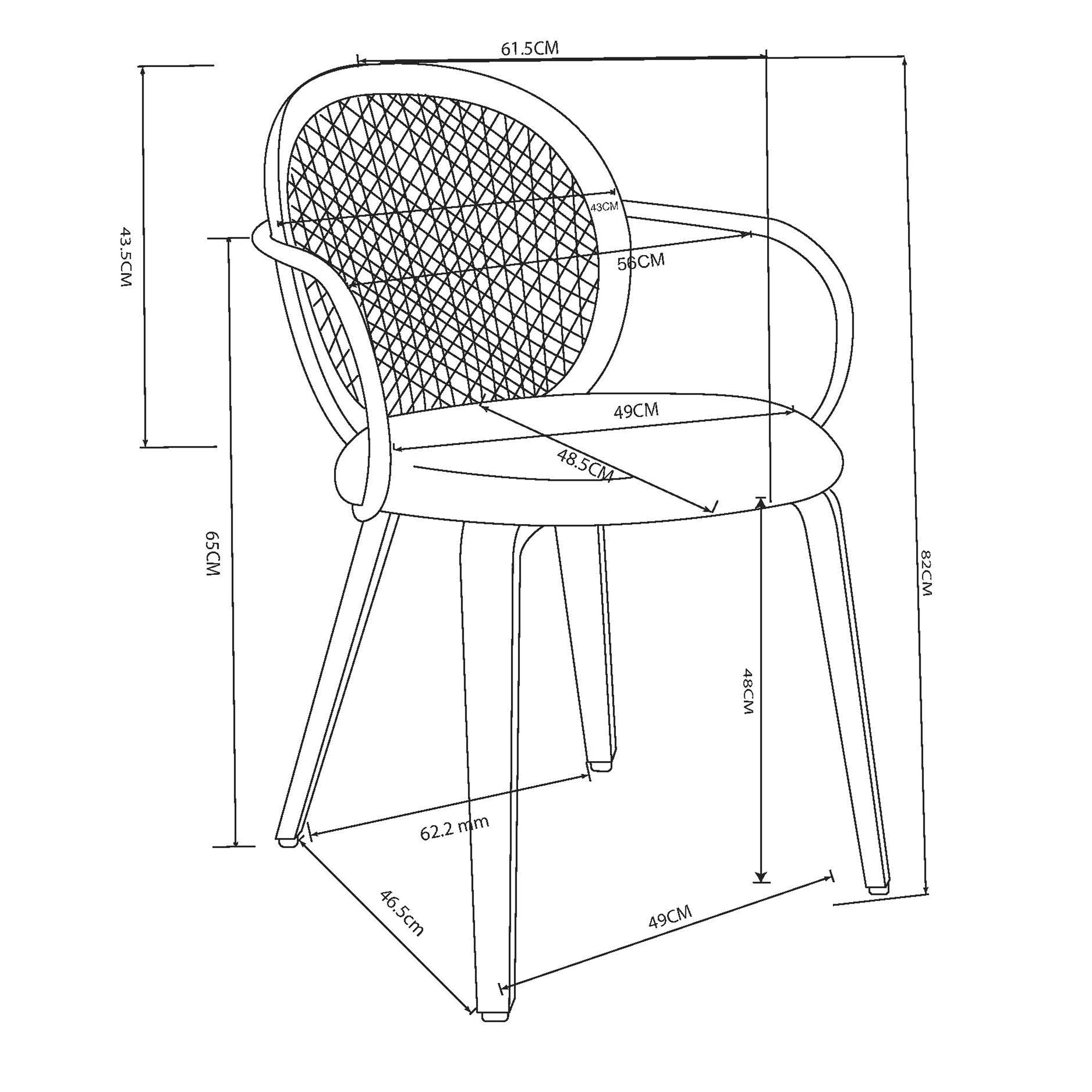 Orias Dining Chair, Set Of 2