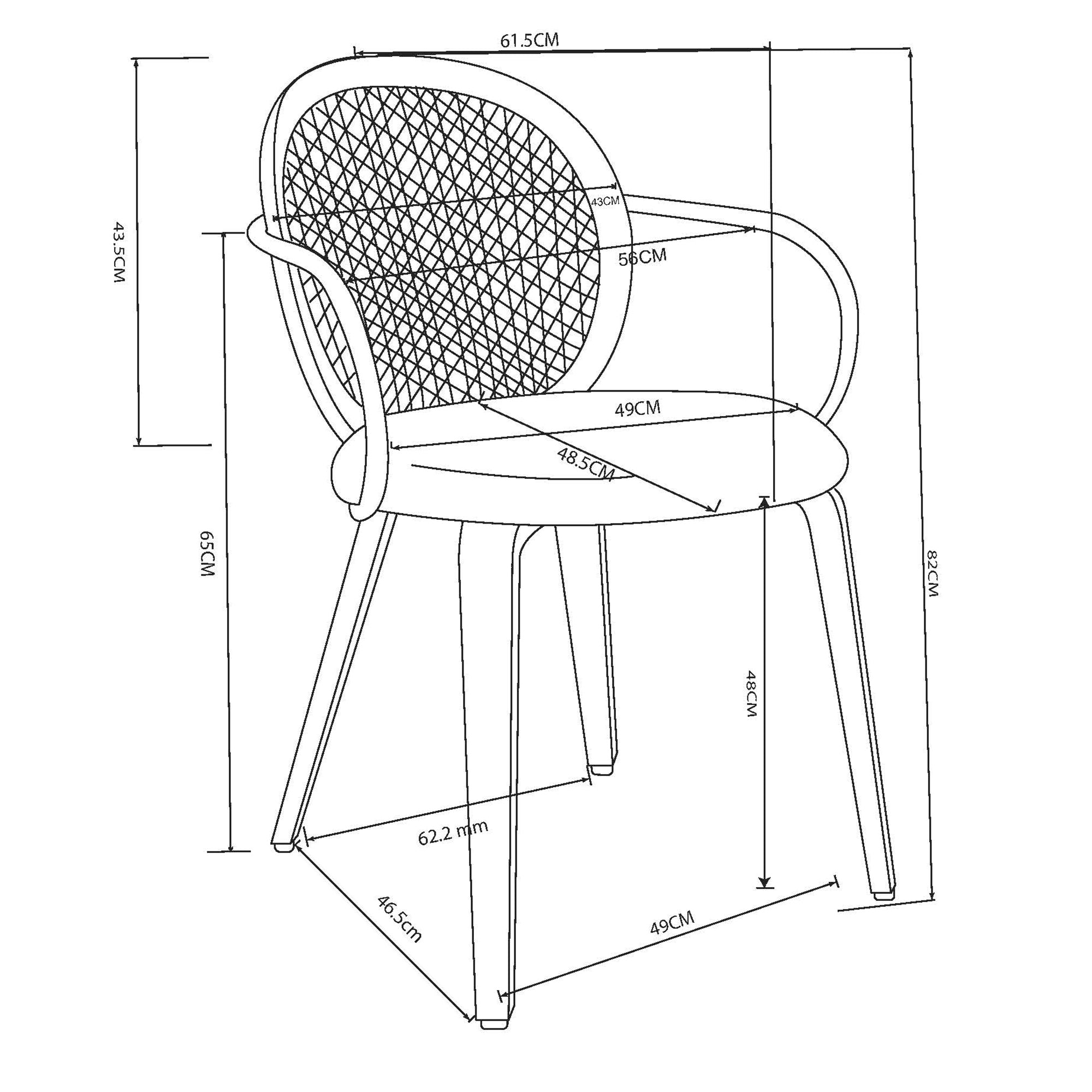 Orias Dining Chair, Set Of 2