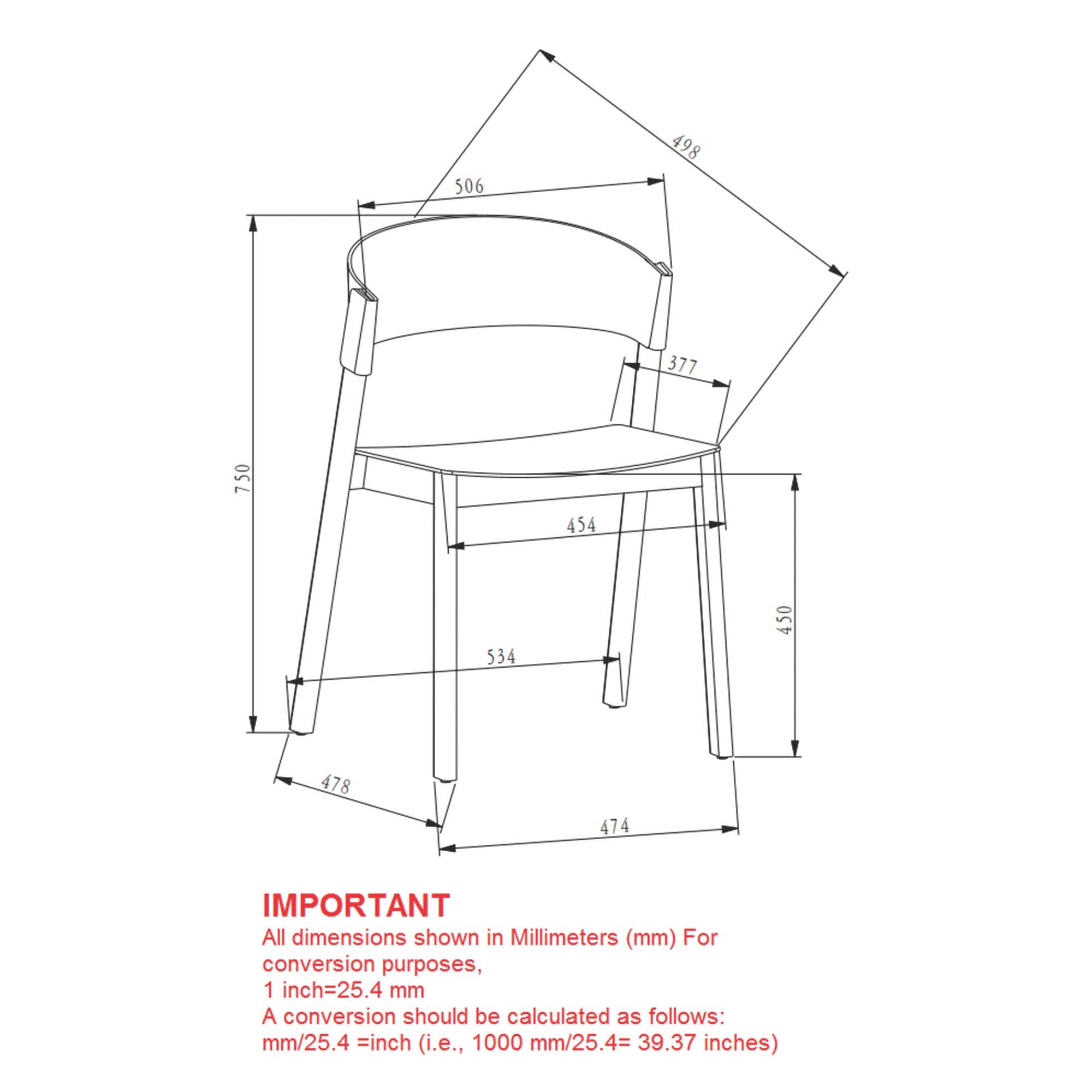 Elias Dining Chair, Set Of 2