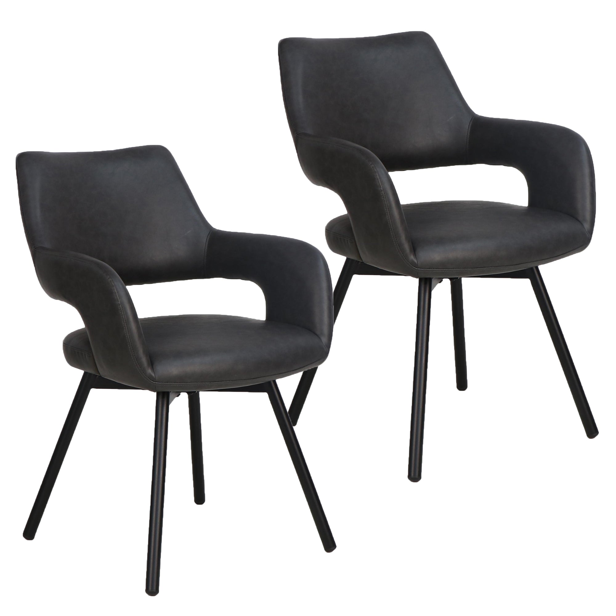 Ryder Swivel Dining/Accent Chair, Set Of 2
