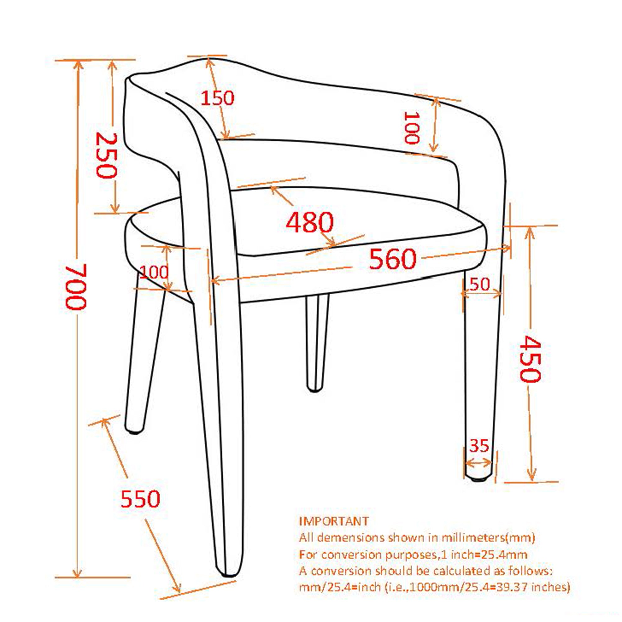 Caden Dining Chair, Set Of 2