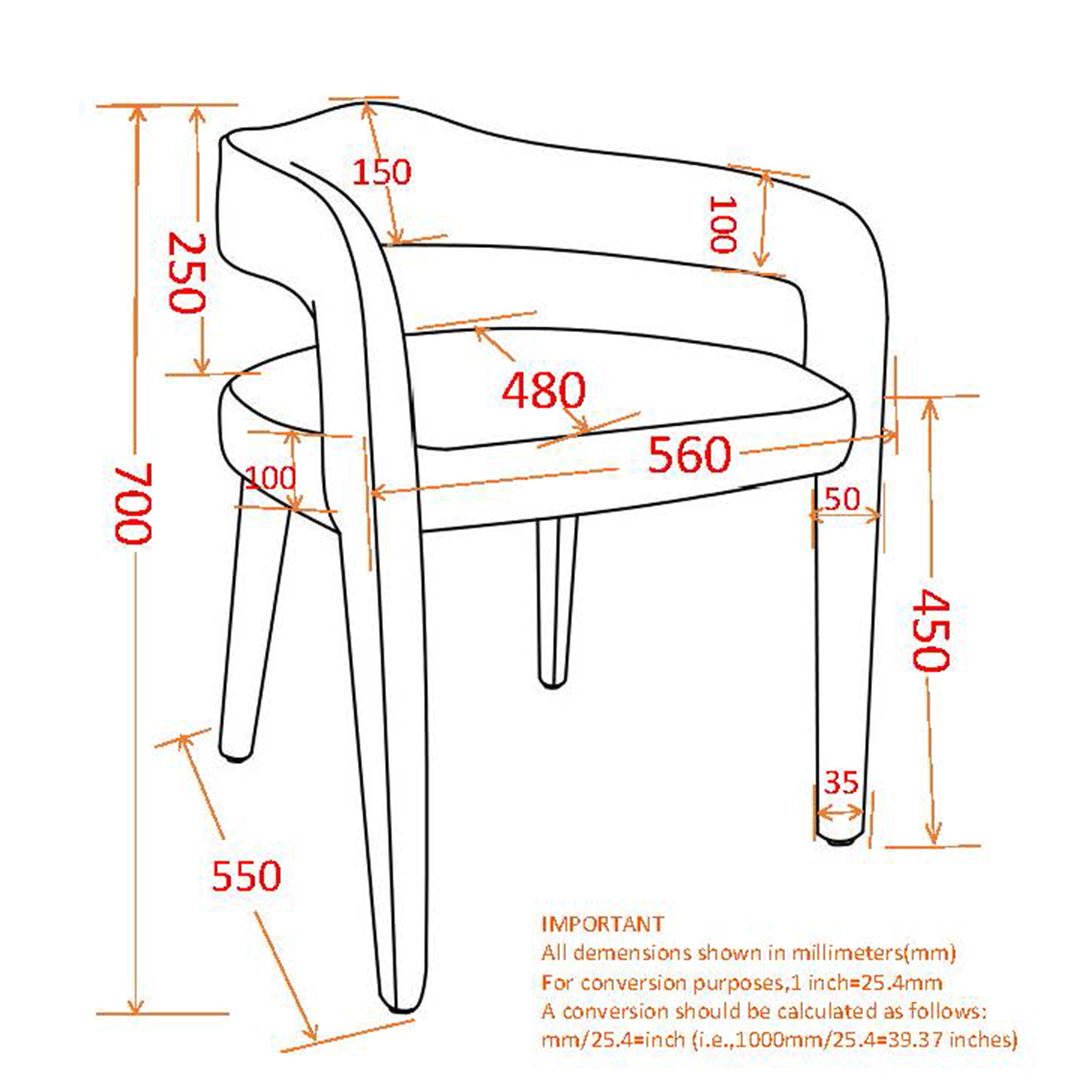 Caden Dining Chair, Set Of 2
