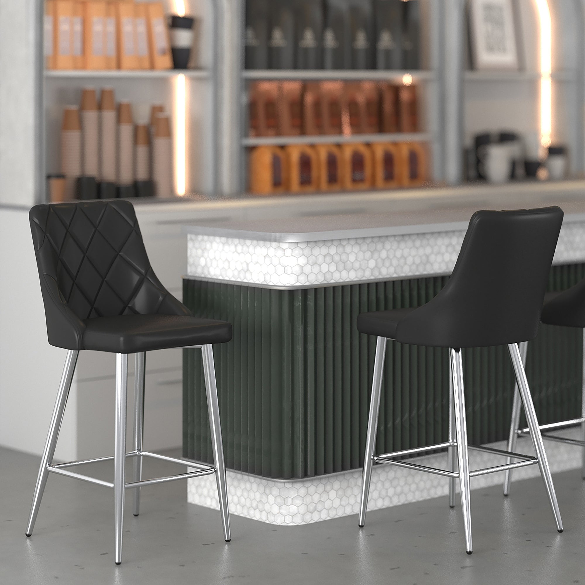 Devo 26" Counter Stool, Set Of 2