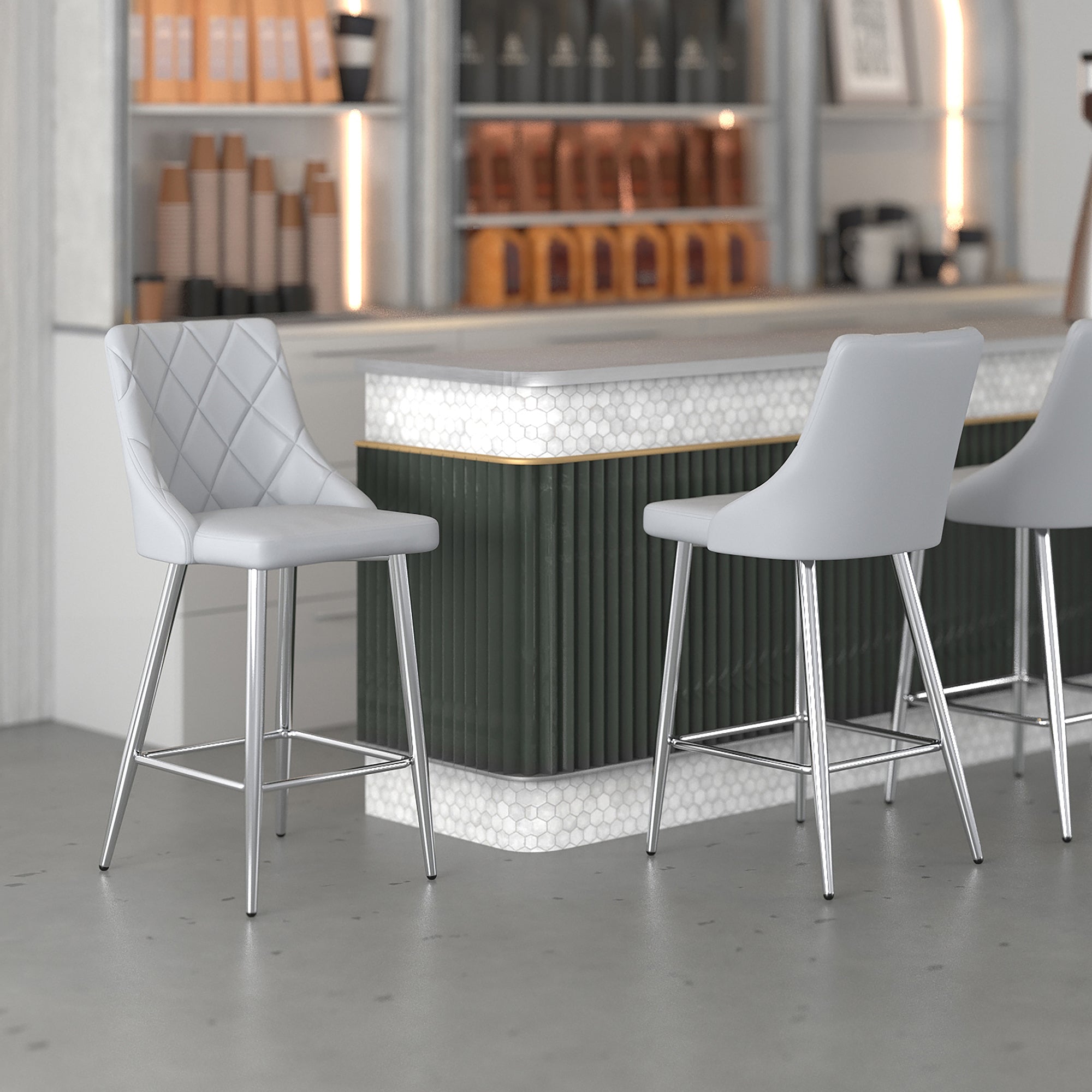 Devo 26" Counter Stool, Set Of 2