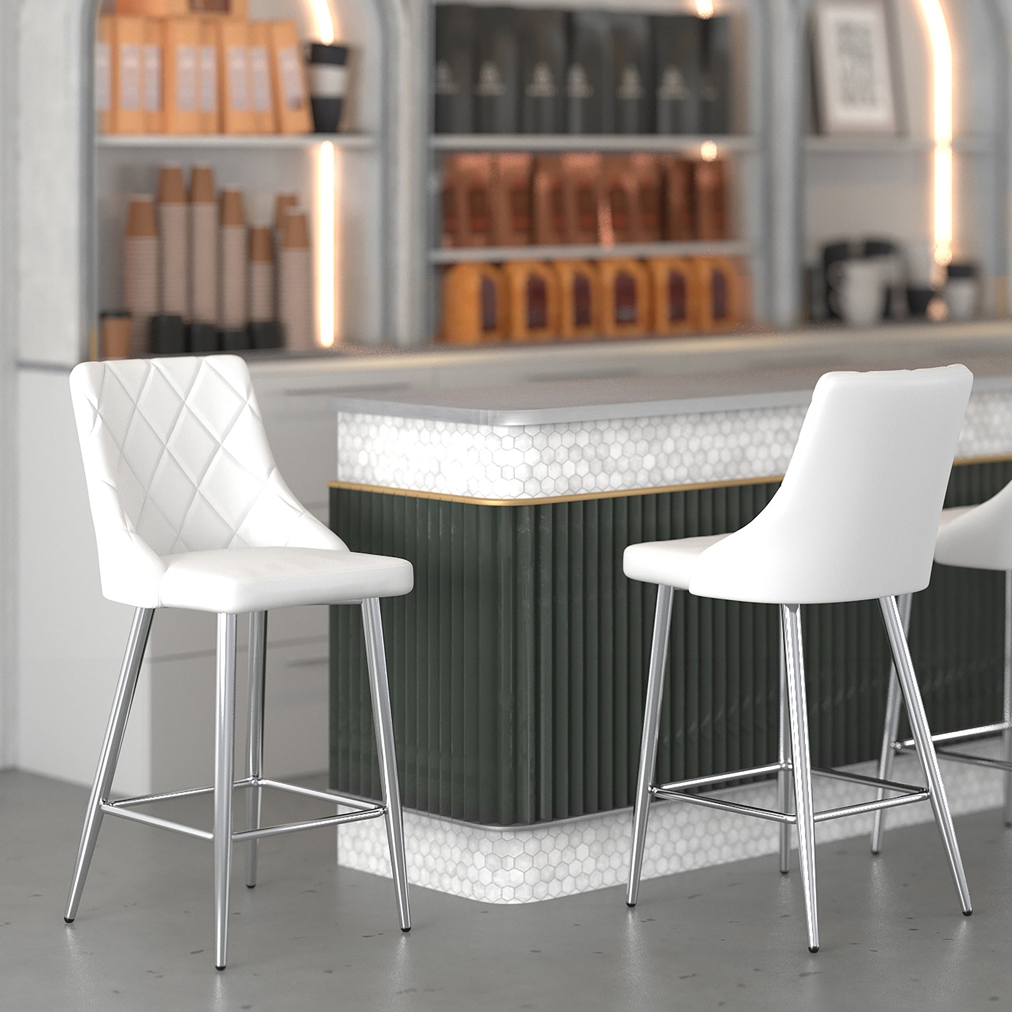 Devo 26" Counter Stool, Set Of 2