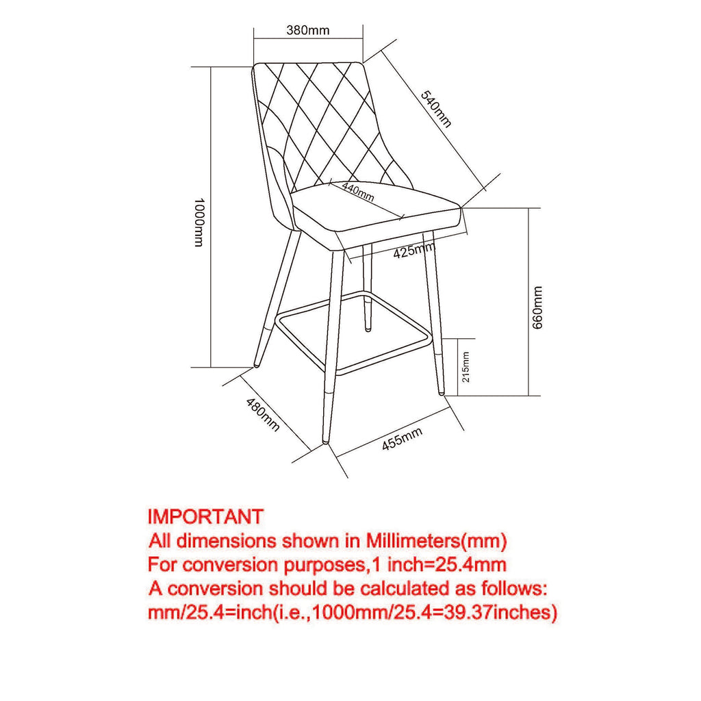 Devo 26" Counter Stool, Set Of 2