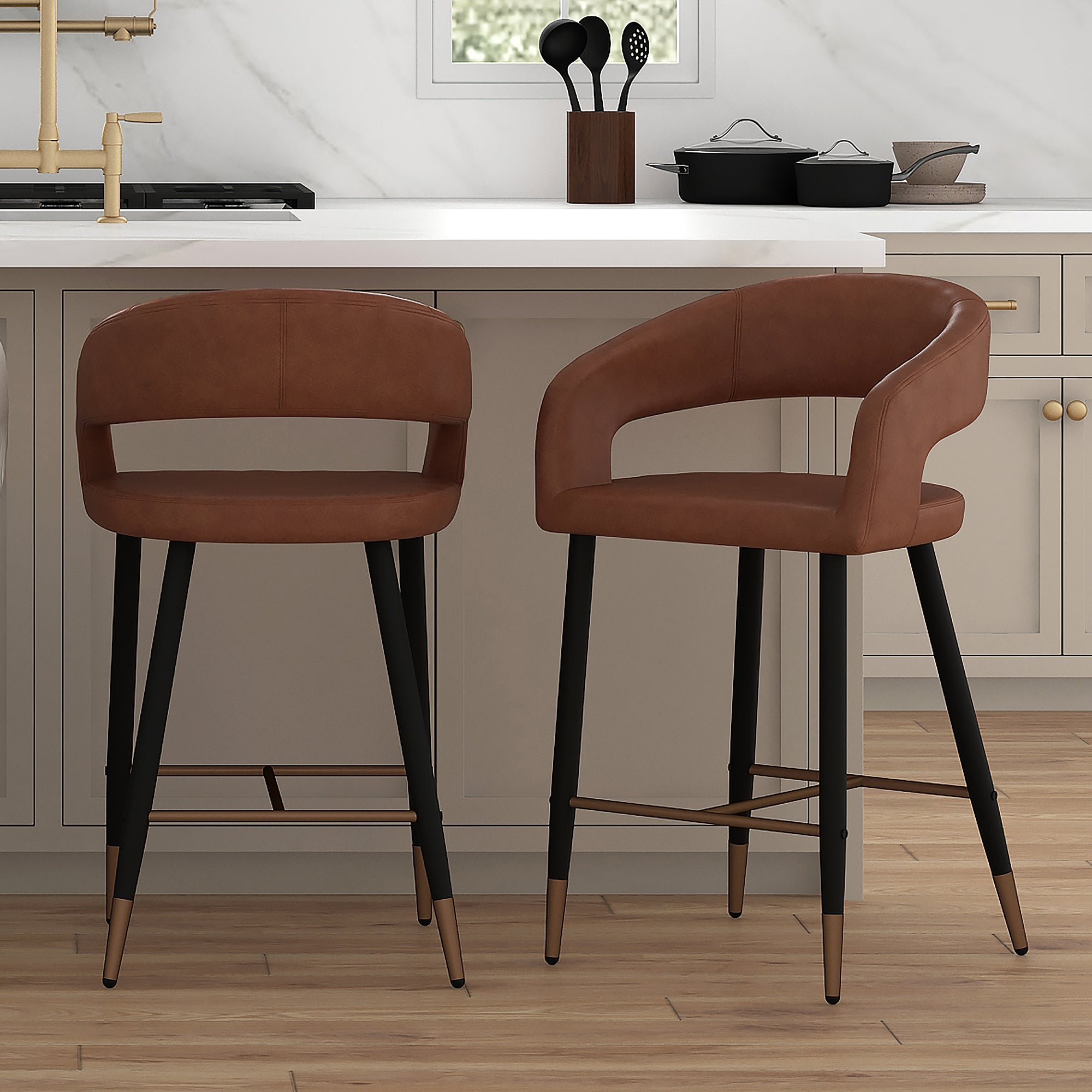 Crimson 26" Counter Stool, Set Of 2