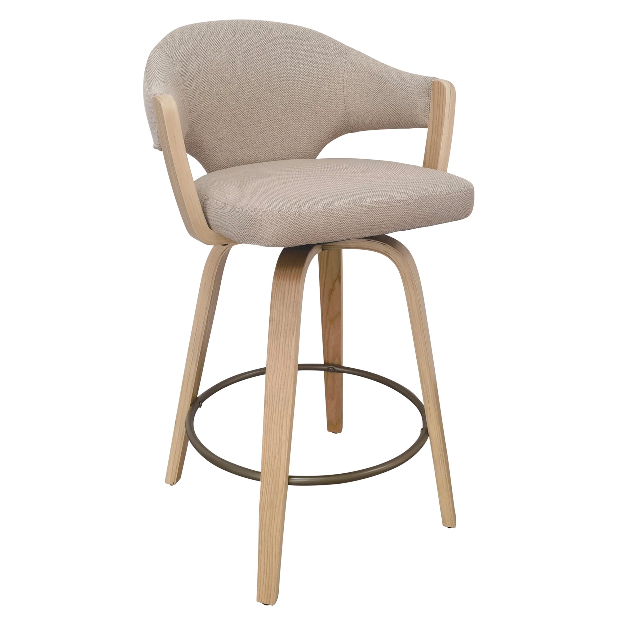 Freya 26" Counter Stool W/Swivel, Set Of 2