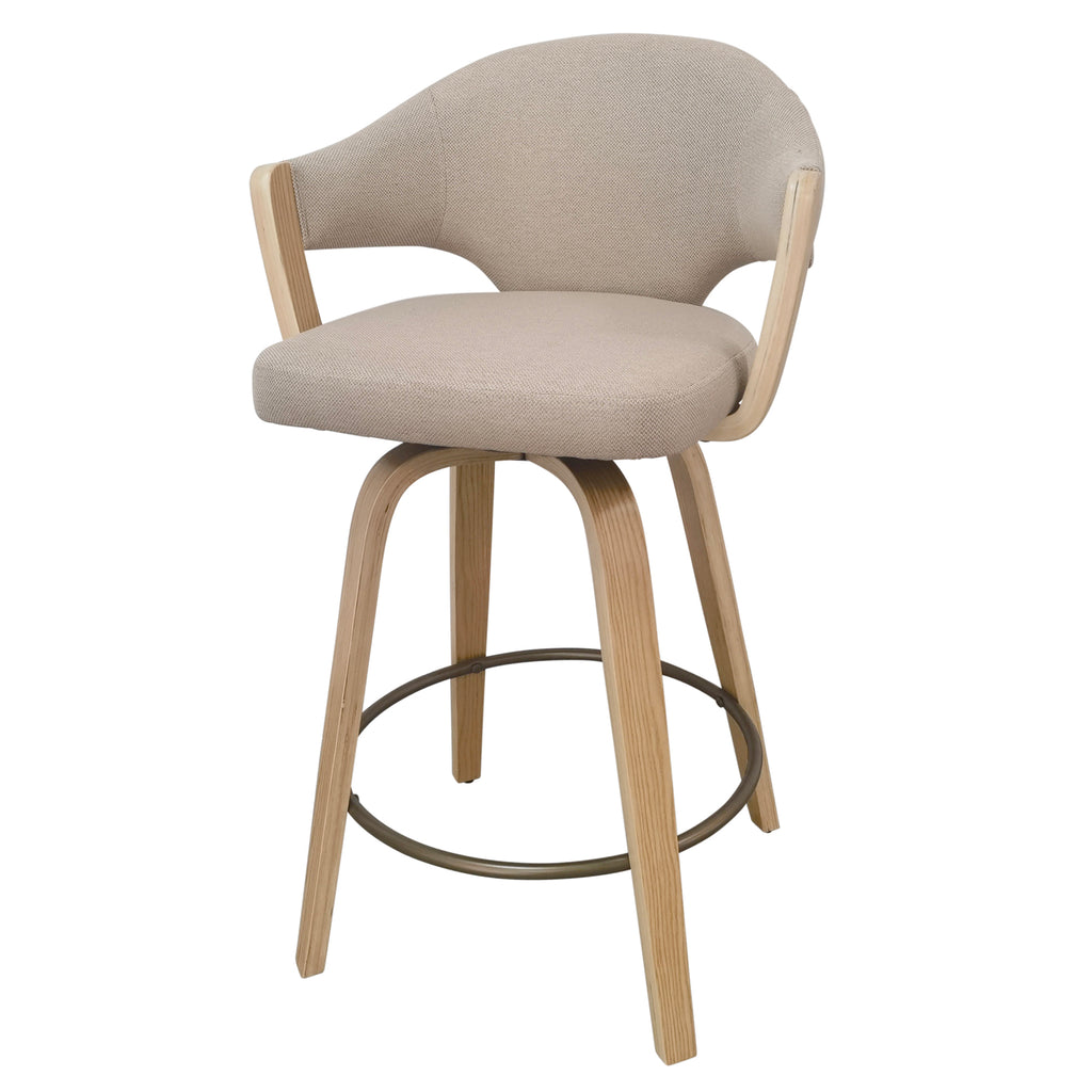 Freya 26" Counter Stool W/Swivel, Set Of 2
