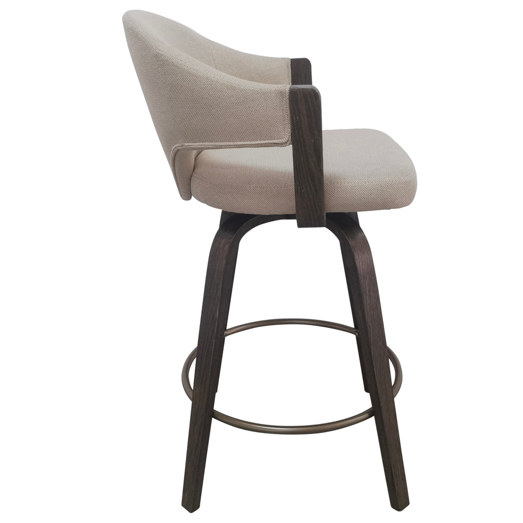 Freya 26" Counter Stool W/Swivel, Set Of 2