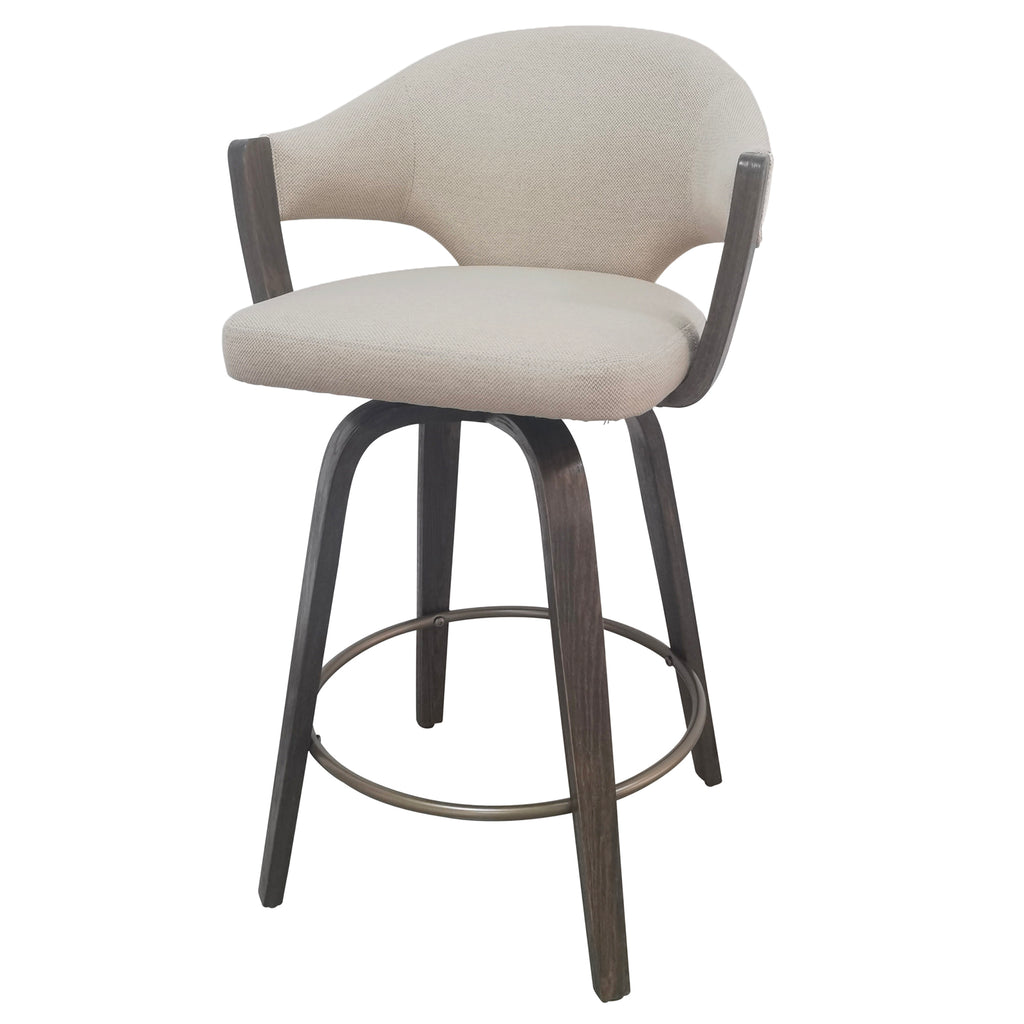 Freya 26" Counter Stool W/Swivel, Set Of 2