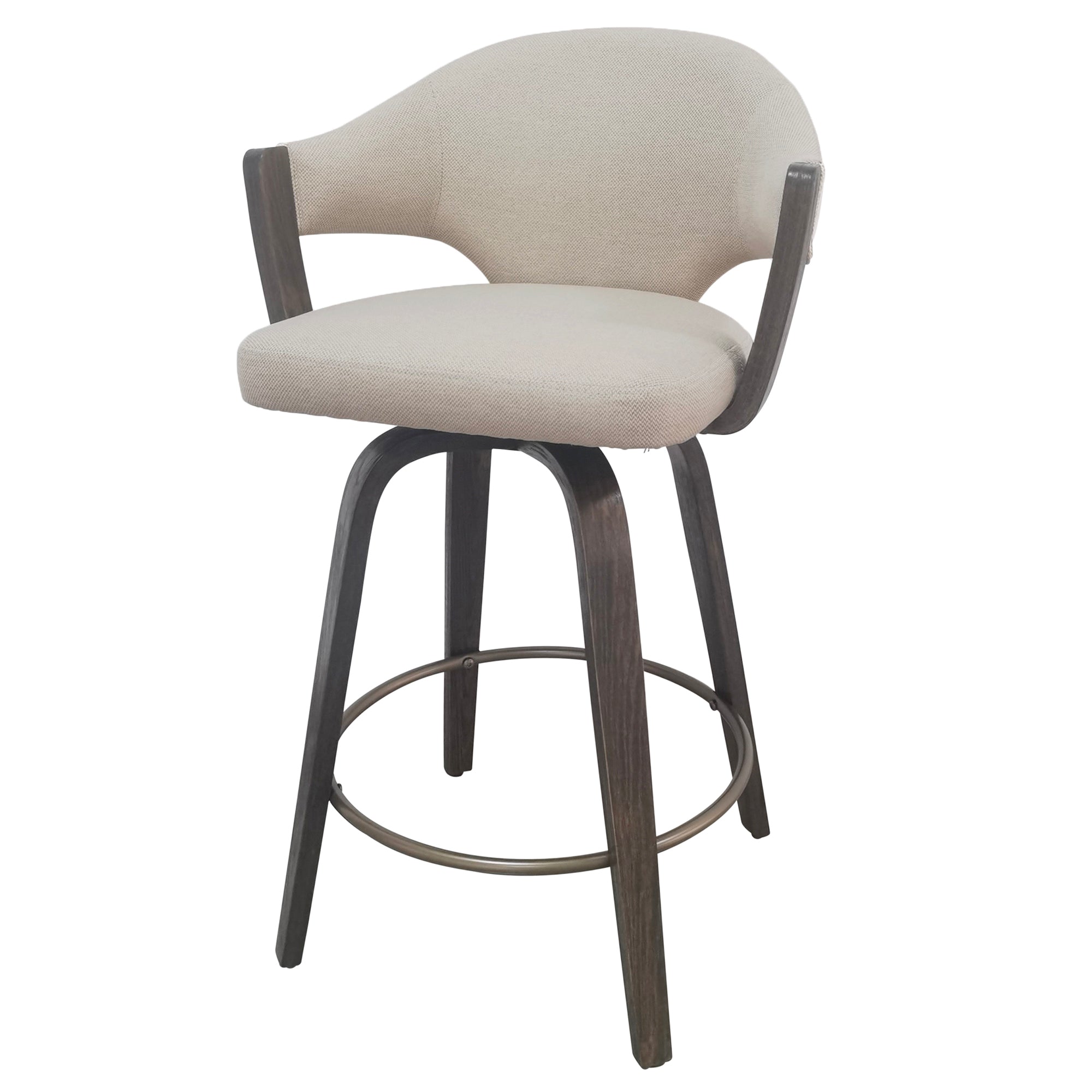 Freya 26" Counter Stool W/Swivel, Set Of 2