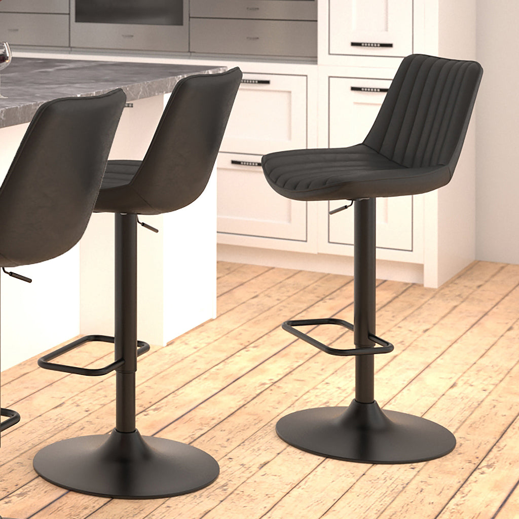 Kosi Adjustable Air-Lift Stool, Set Of 2