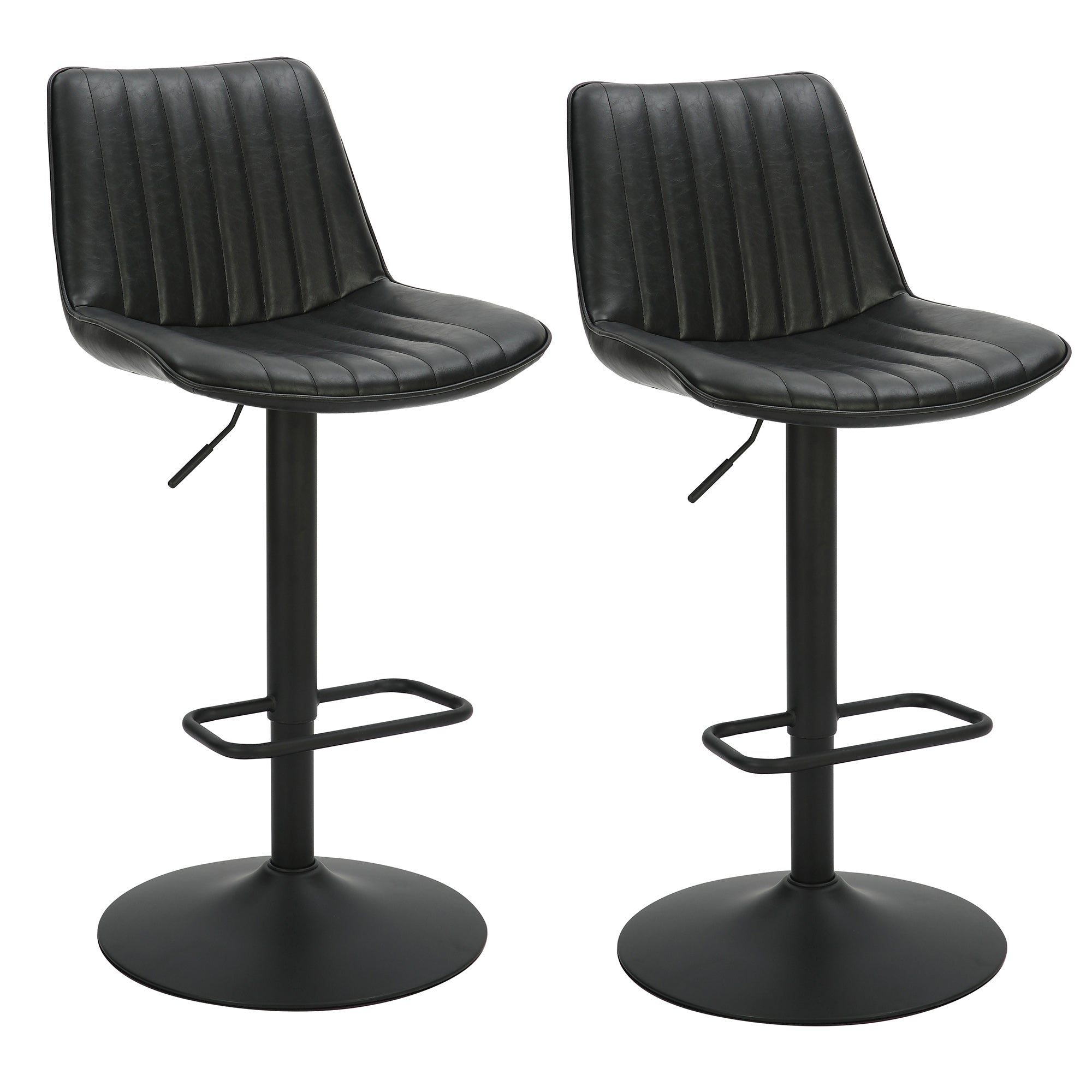 Kosi Adjustable Air-Lift Stool, Set Of 2