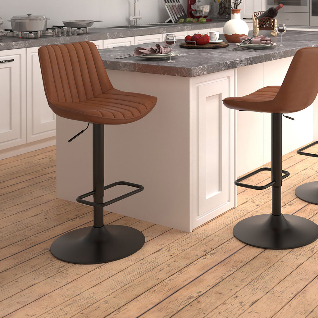 Kosi Adjustable Air-Lift Stool, Set Of 2