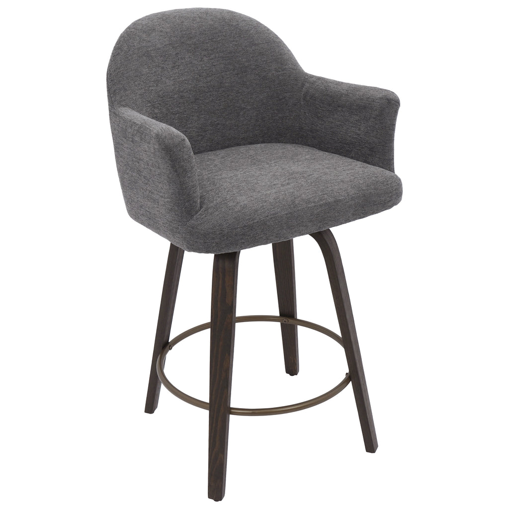 Torra 26" Counter Stool W/Swivel, Set Of 2