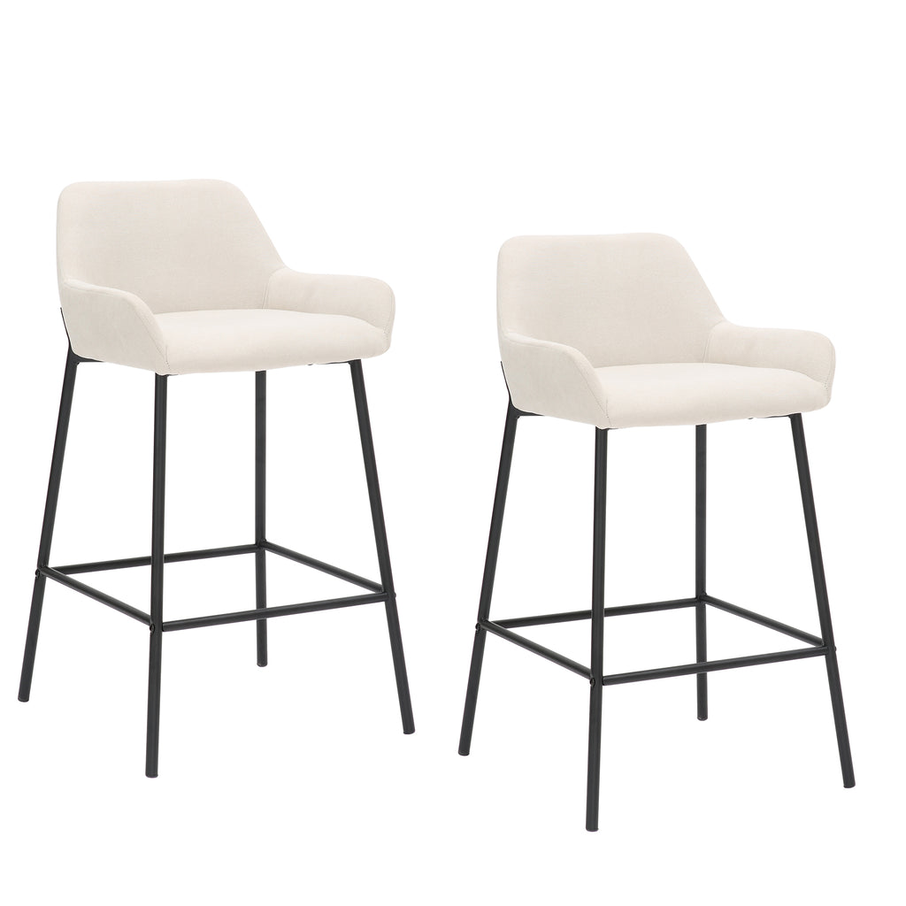 Baily 26" Counter Stool, Fabric, Set Of 2