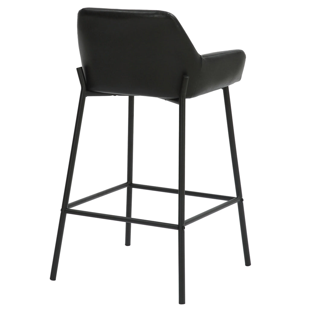 Baily 26" Counter Stool, Pu, Set Of 2