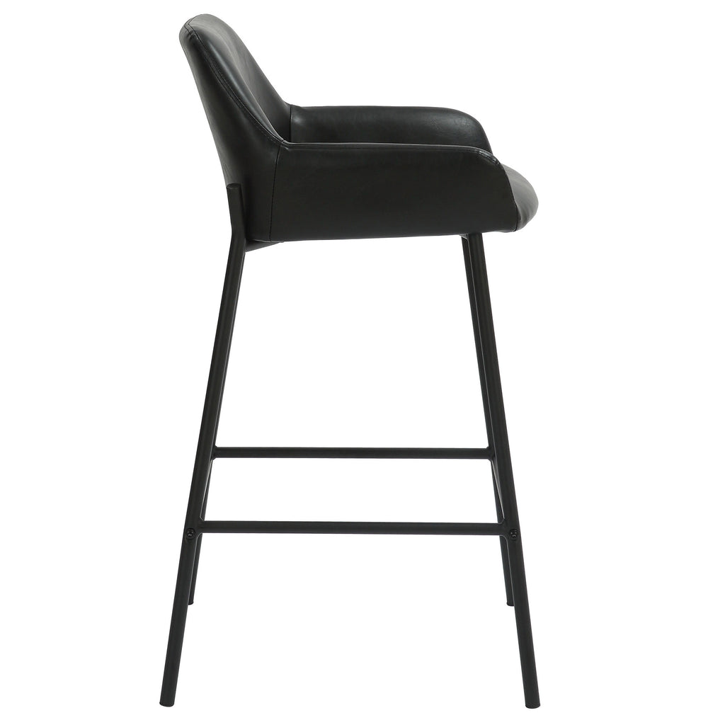 Baily 26" Counter Stool, Pu, Set Of 2