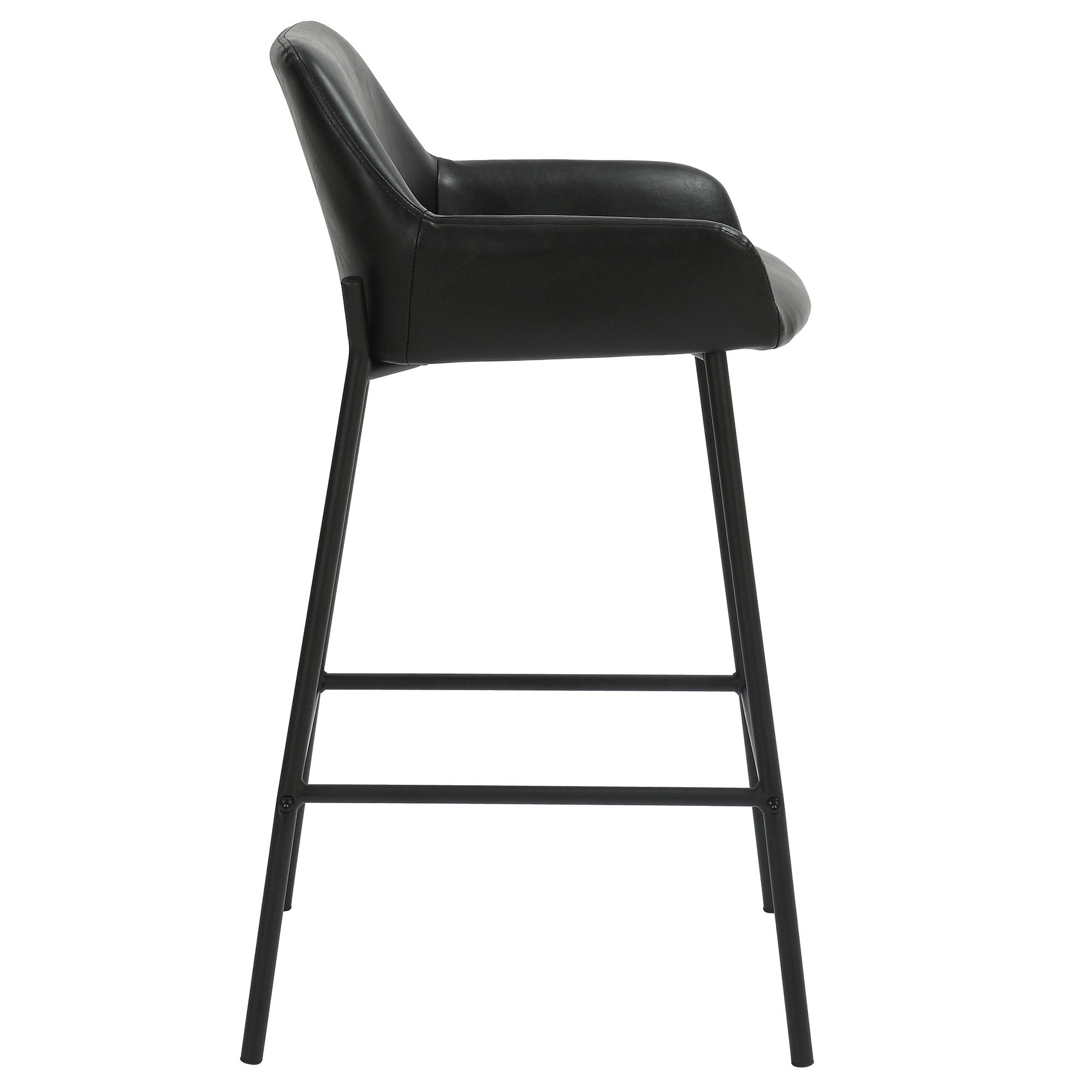 Baily 26" Counter Stool, Pu, Set Of 2