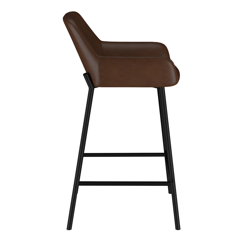 Baily 26" Counter Stool, Pu, Set Of 2