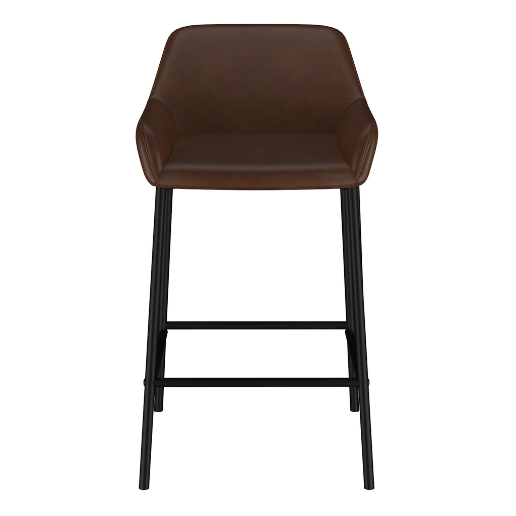 Baily 26" Counter Stool, Pu, Set Of 2
