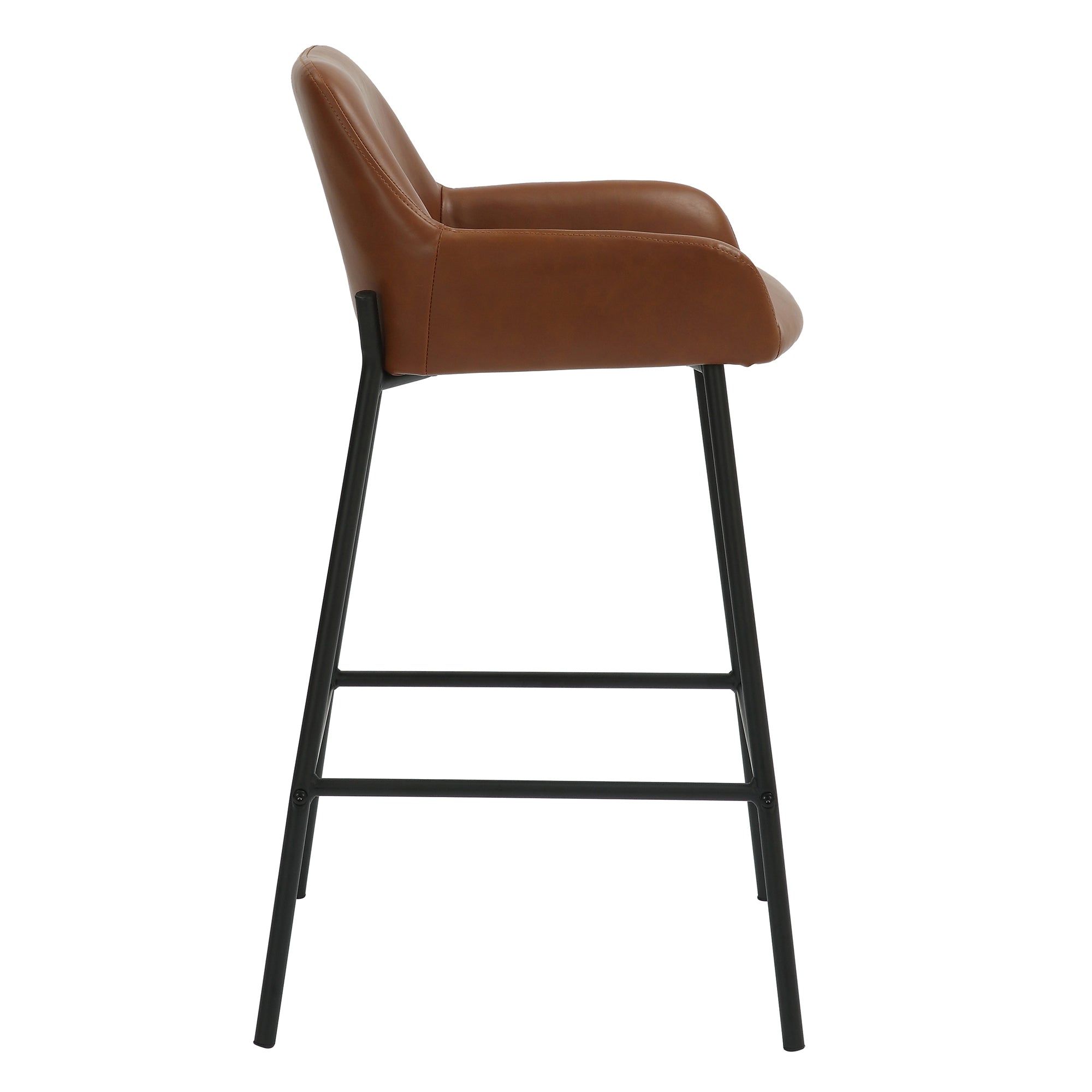 Baily 26" Counter Stool, Pu, Set Of 2
