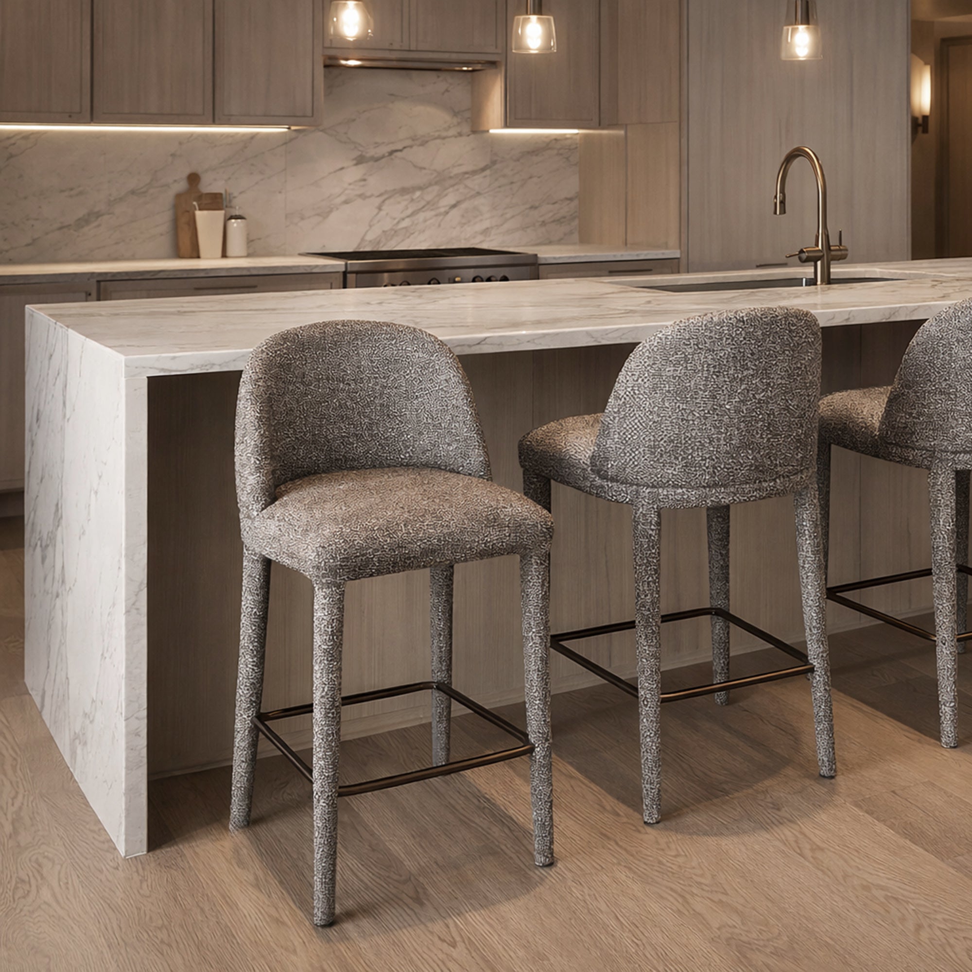 Kiara 26" Counter Stool, Set Of 2