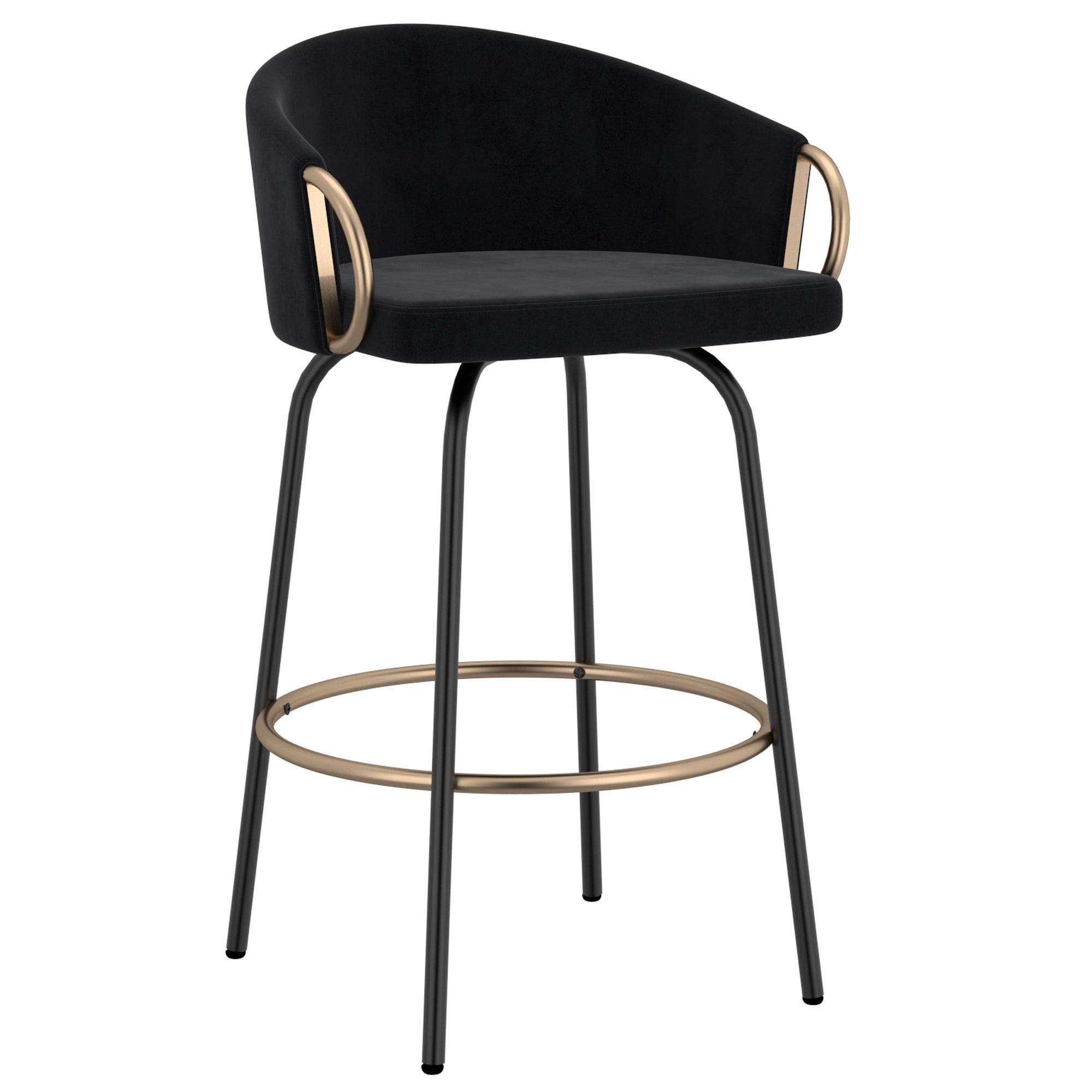 Lavo 26" Counter Stool W/Swivel, Set Of 2
