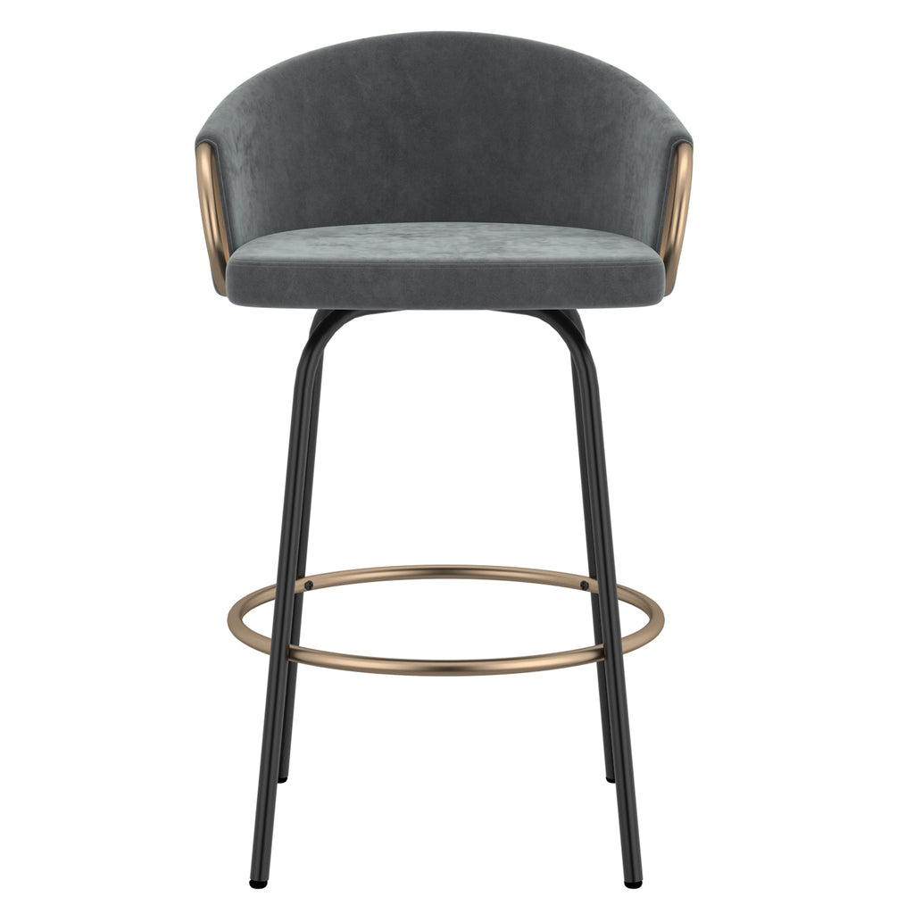 Lavo 26" Counter Stool W/Swivel, Set Of 2