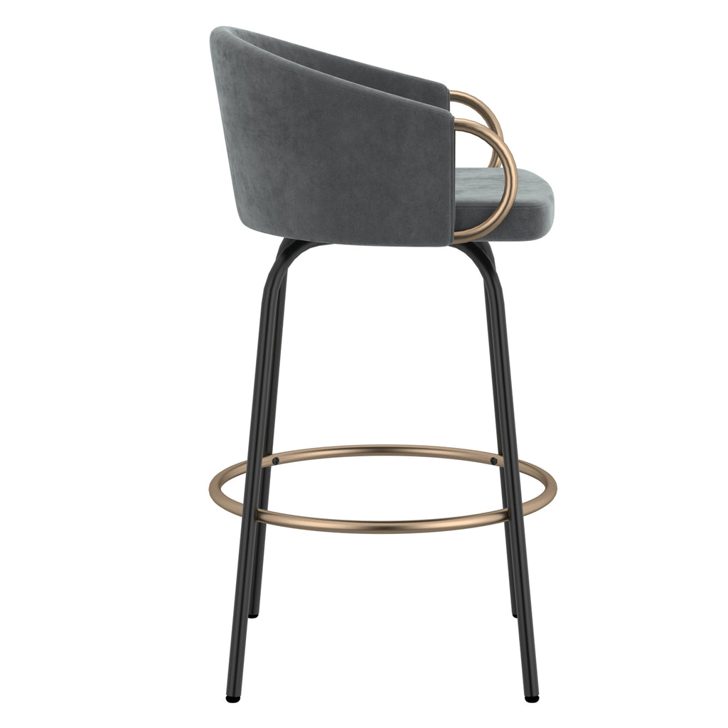 Lavo 26" Counter Stool W/Swivel, Set Of 2
