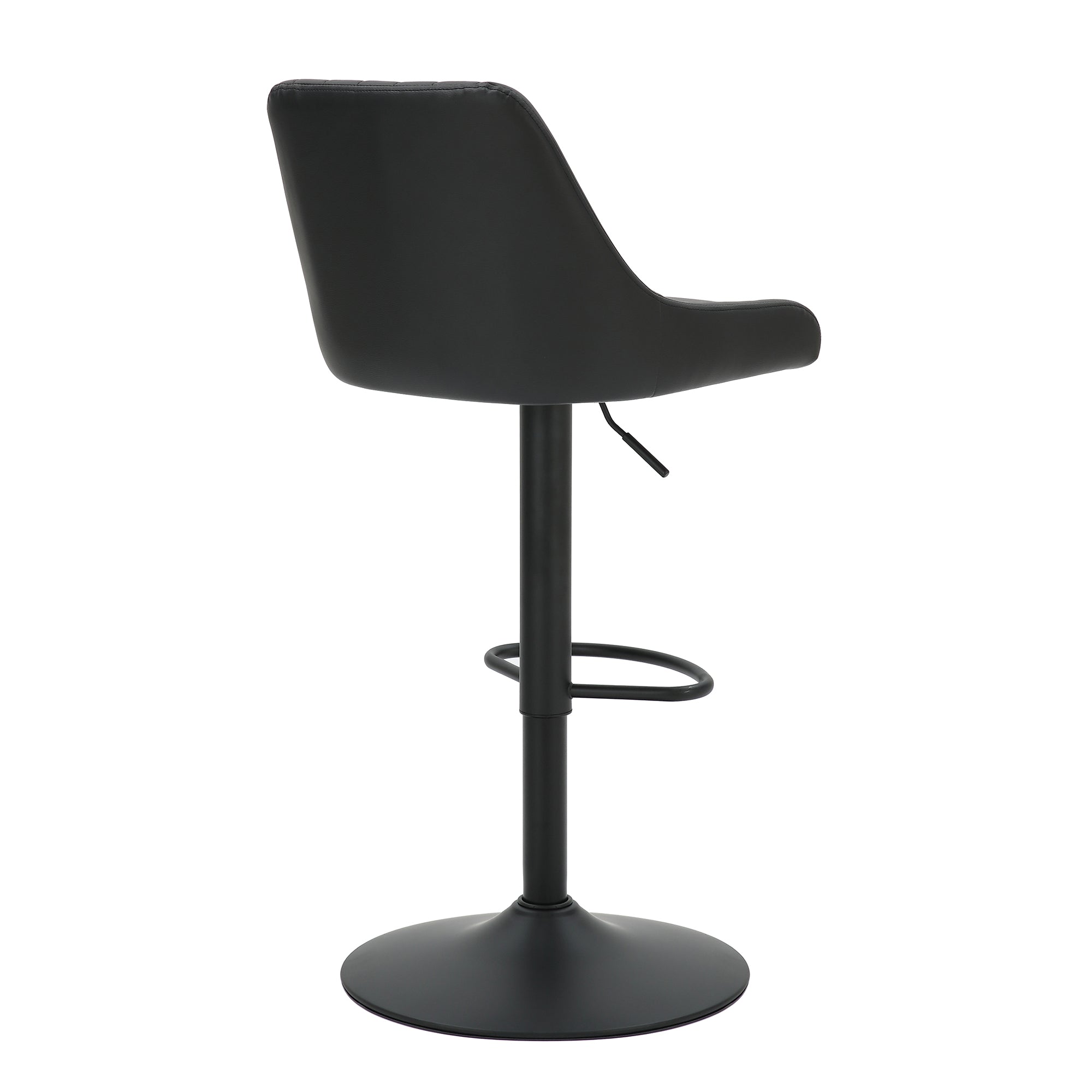 Kron Air-Lift Stool, Faux Leather, Set Of 2