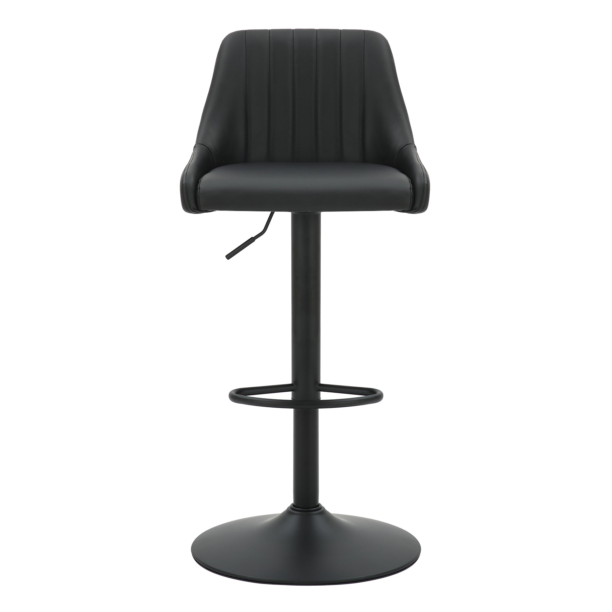 Kron Air-Lift Stool, Faux Leather, Set Of 2