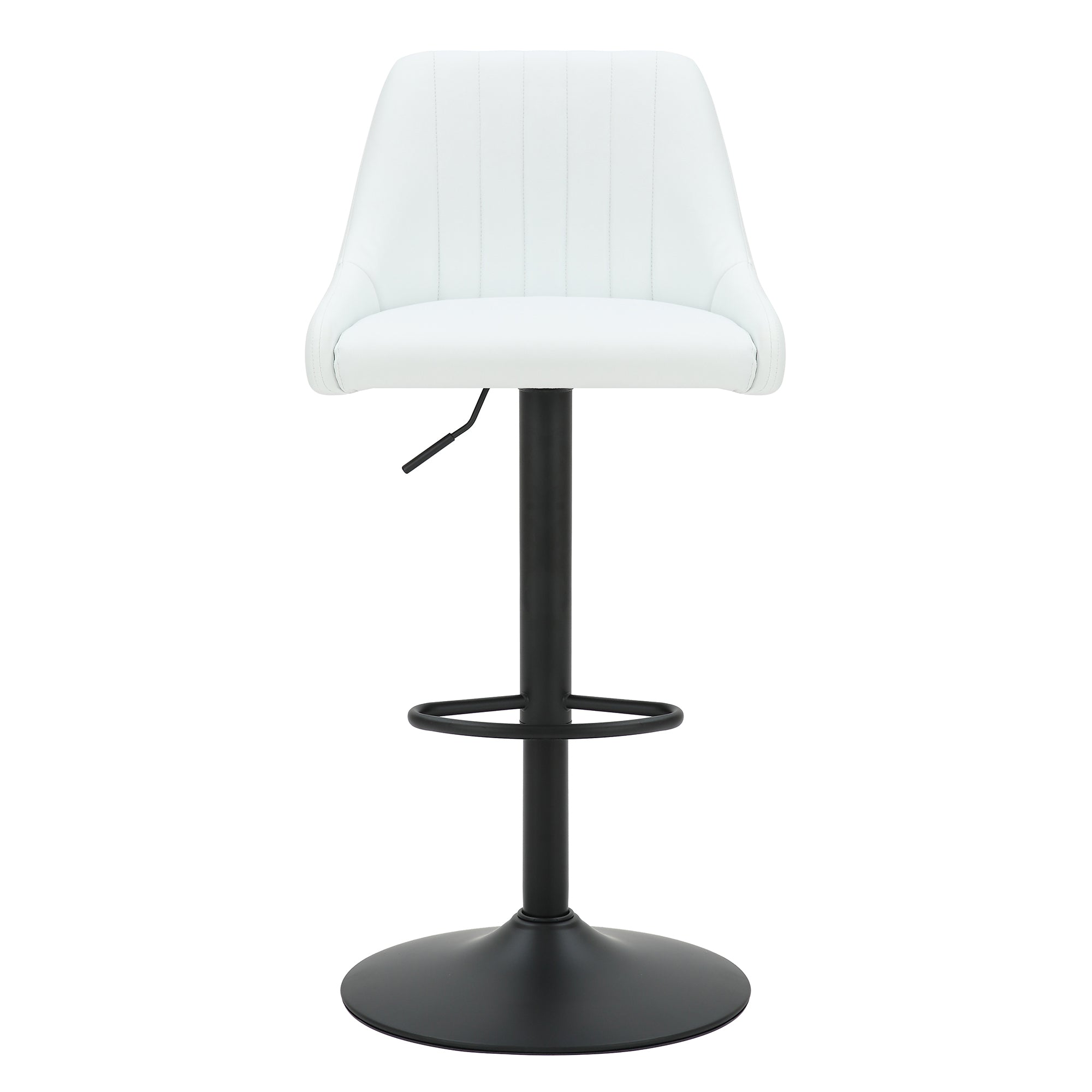 Kron Air-Lift Stool, Faux Leather, Set Of 2