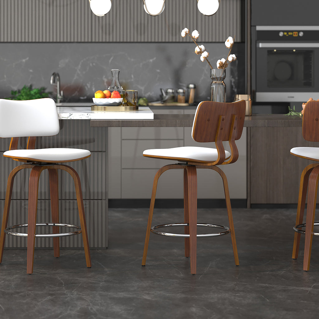Zuni 26" Counter Stool W/Swivel, Pu