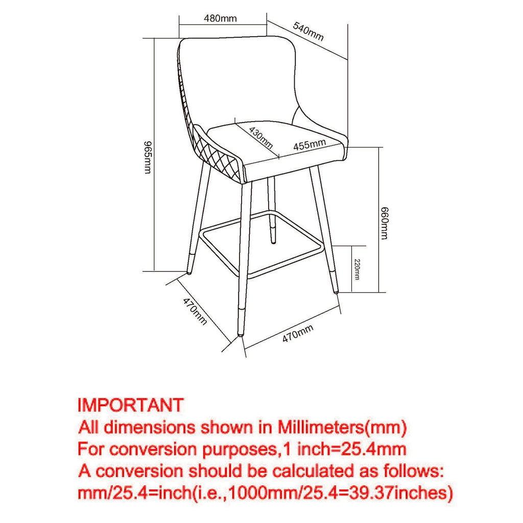Xander 26" Counter Stool, Set Of 2