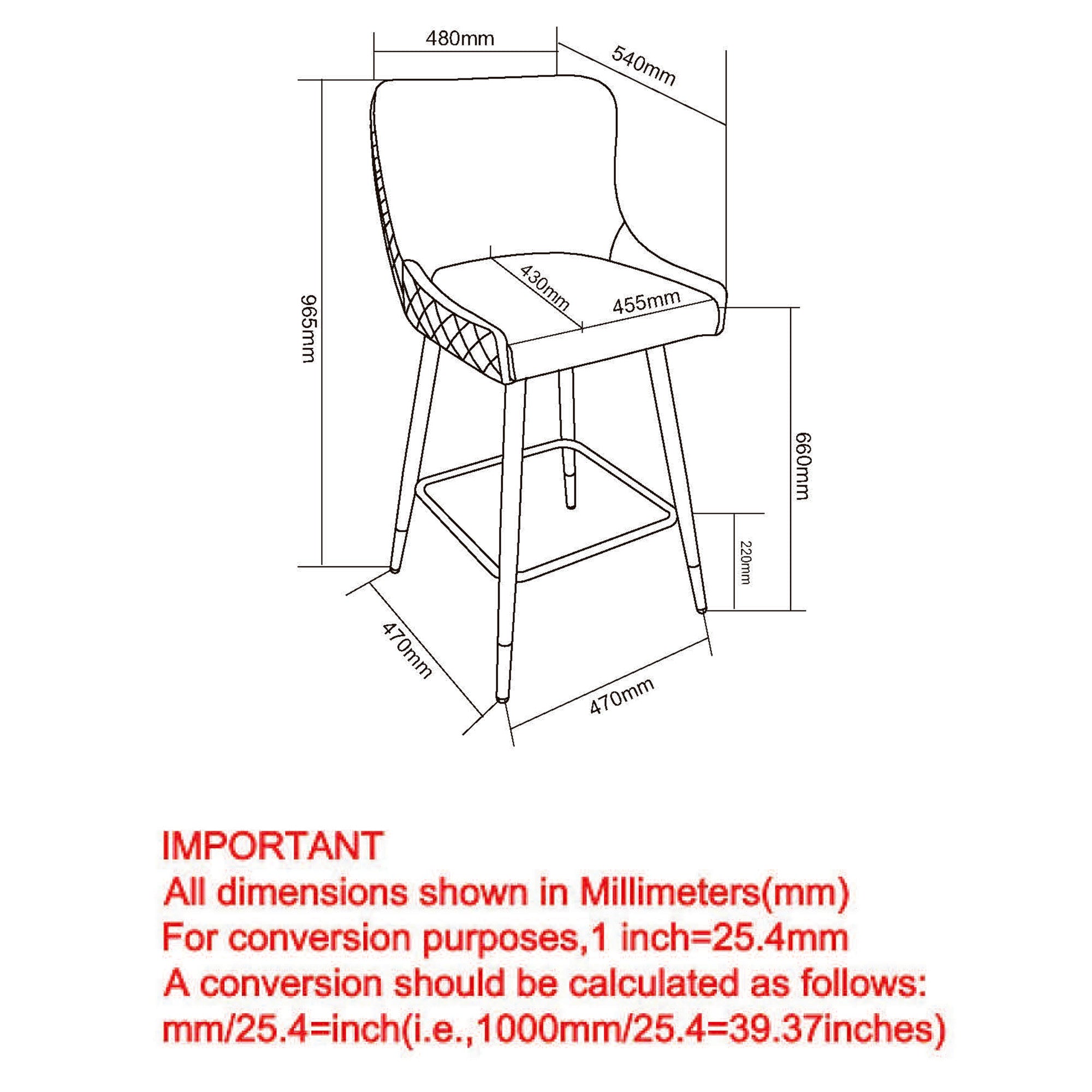 Xander 26" Counter Stool, Set Of 2