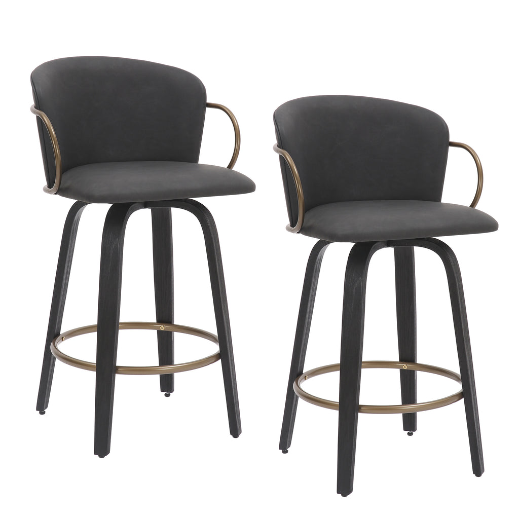 Lawson 26" Counter Stool W/Swivel, Set Of 2