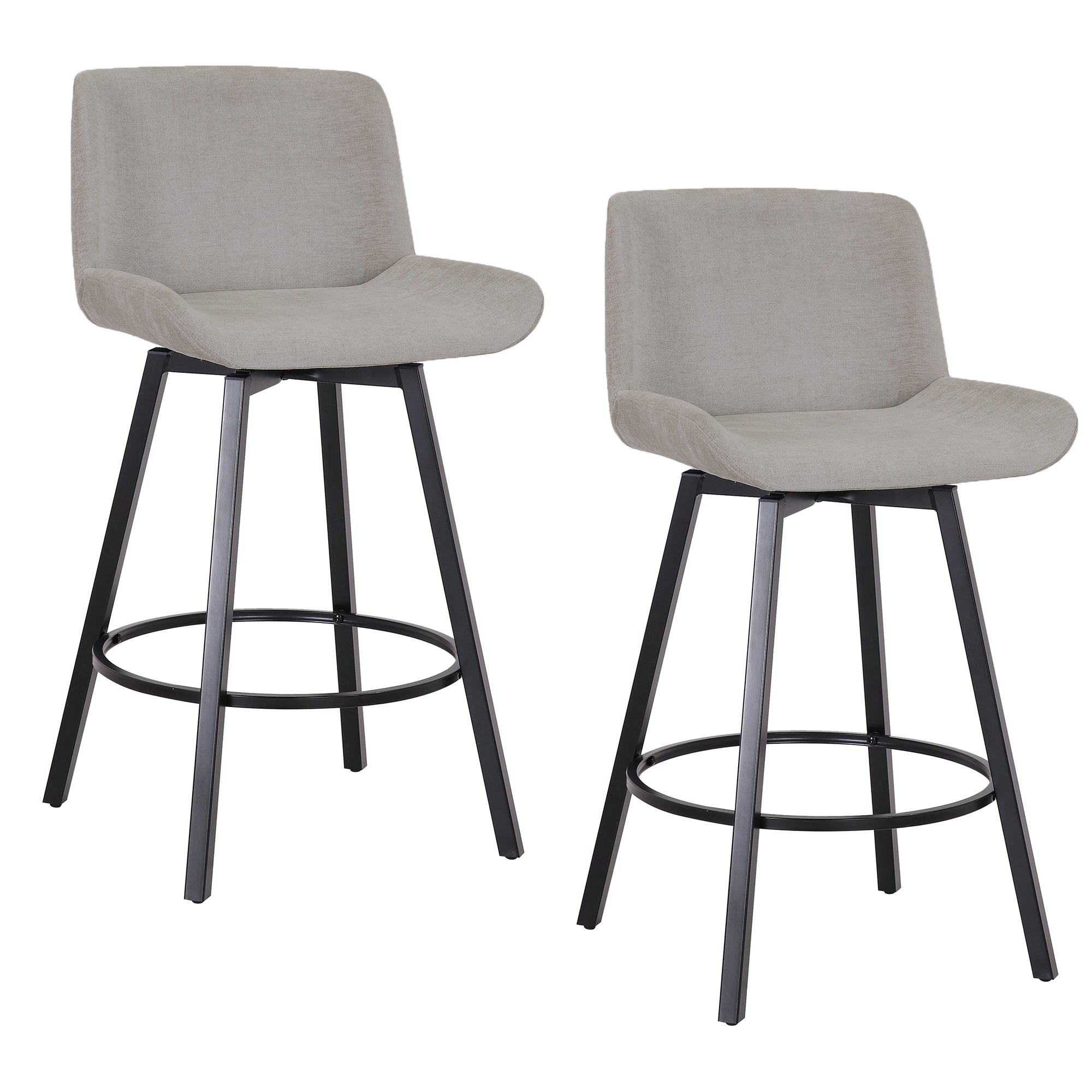 Fern 26" Counter Stool W/Swivel, Set Of 2