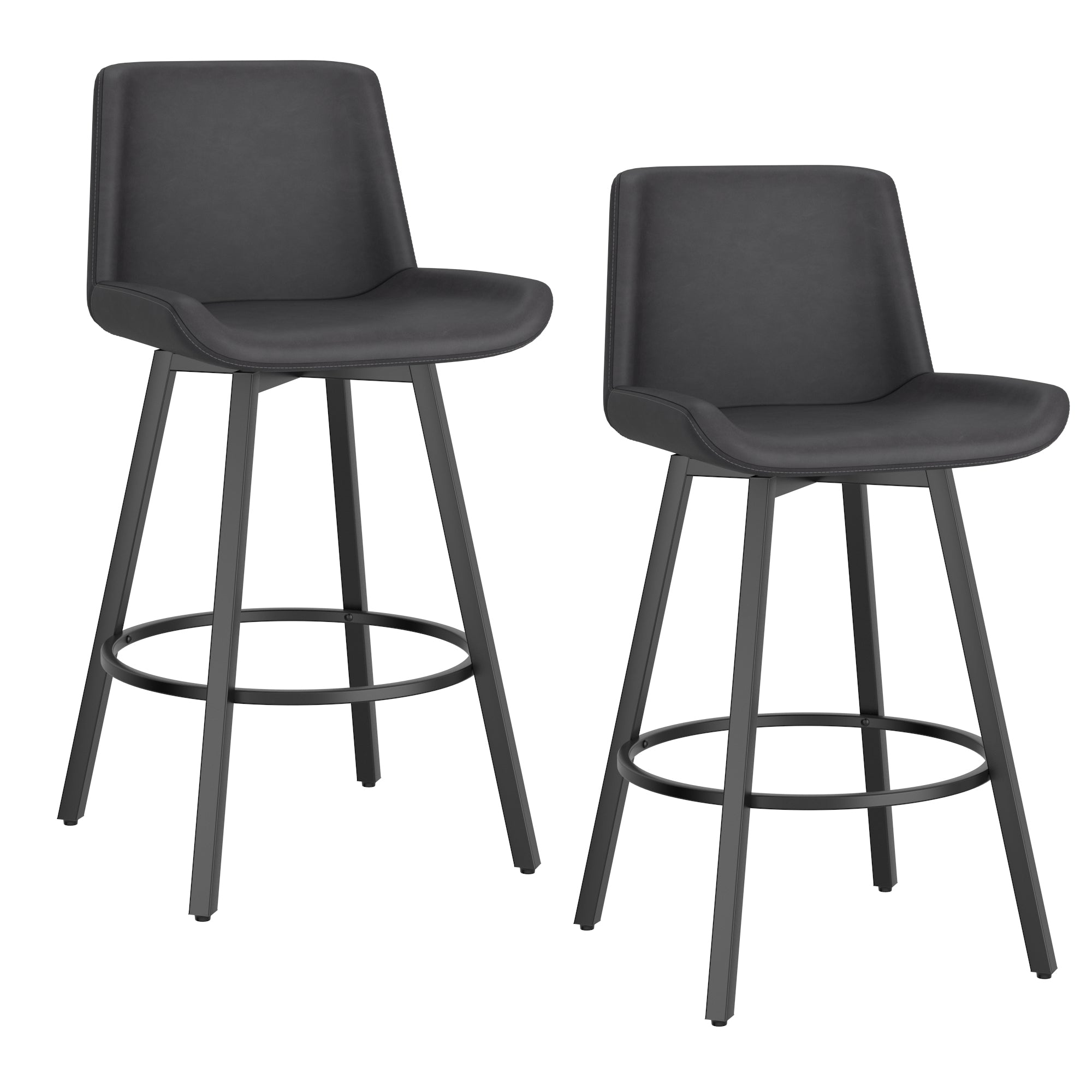 Fern 26" Counter Stool W/Swivel, Set Of 2