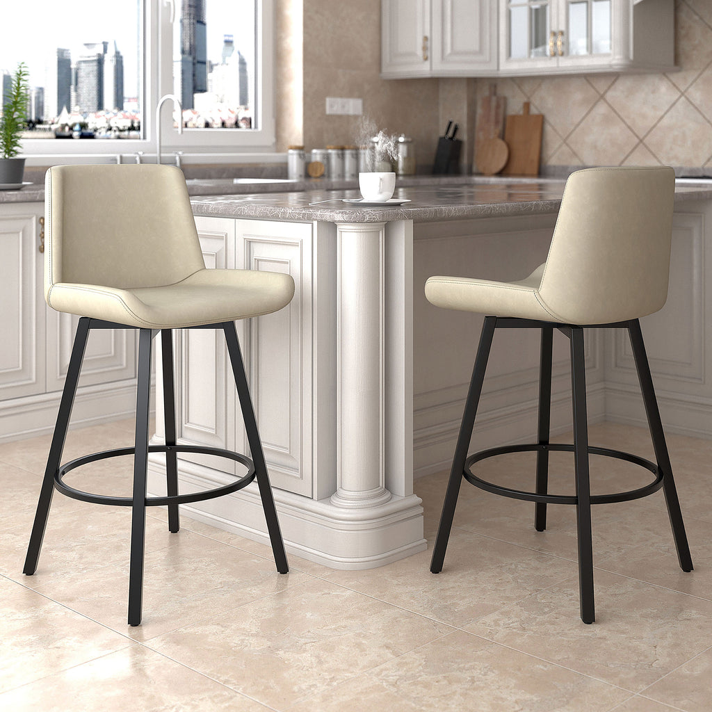Fern 26" Counter Stool W/Swivel, Set Of 2