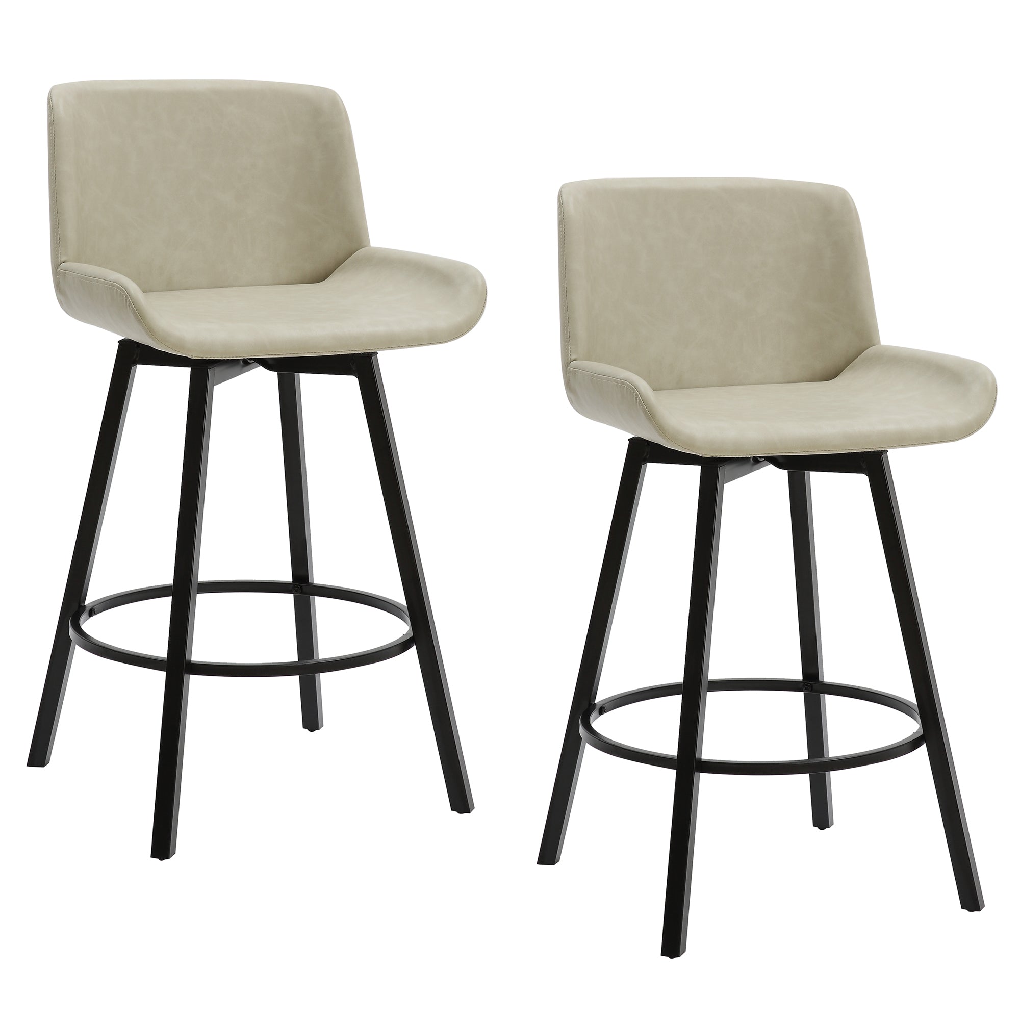 Fern 26" Counter Stool W/Swivel, Set Of 2