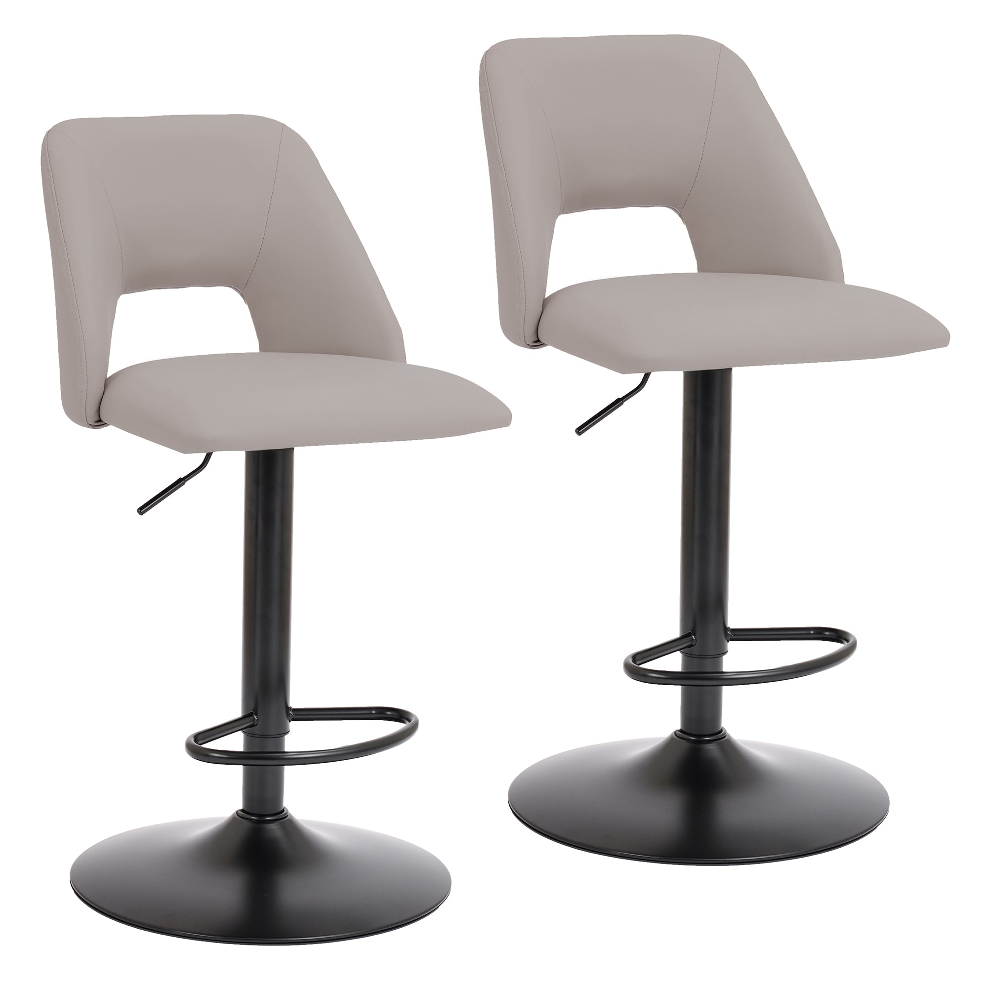 Adler Adjustable Air-Lift Stool, Set Of 2